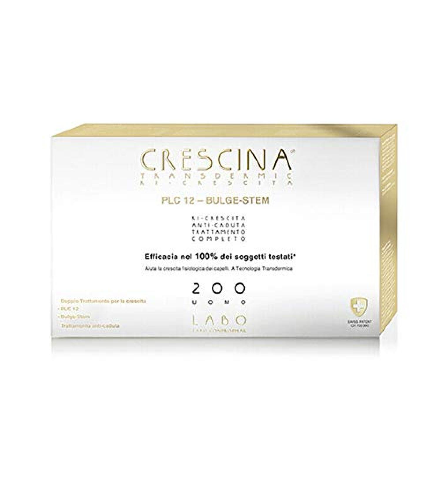 Labo CRESCINA Transdermic Re-Growth PLC12 Bulle against hair loss for men 20 (7 + 7 + 6) ampoules