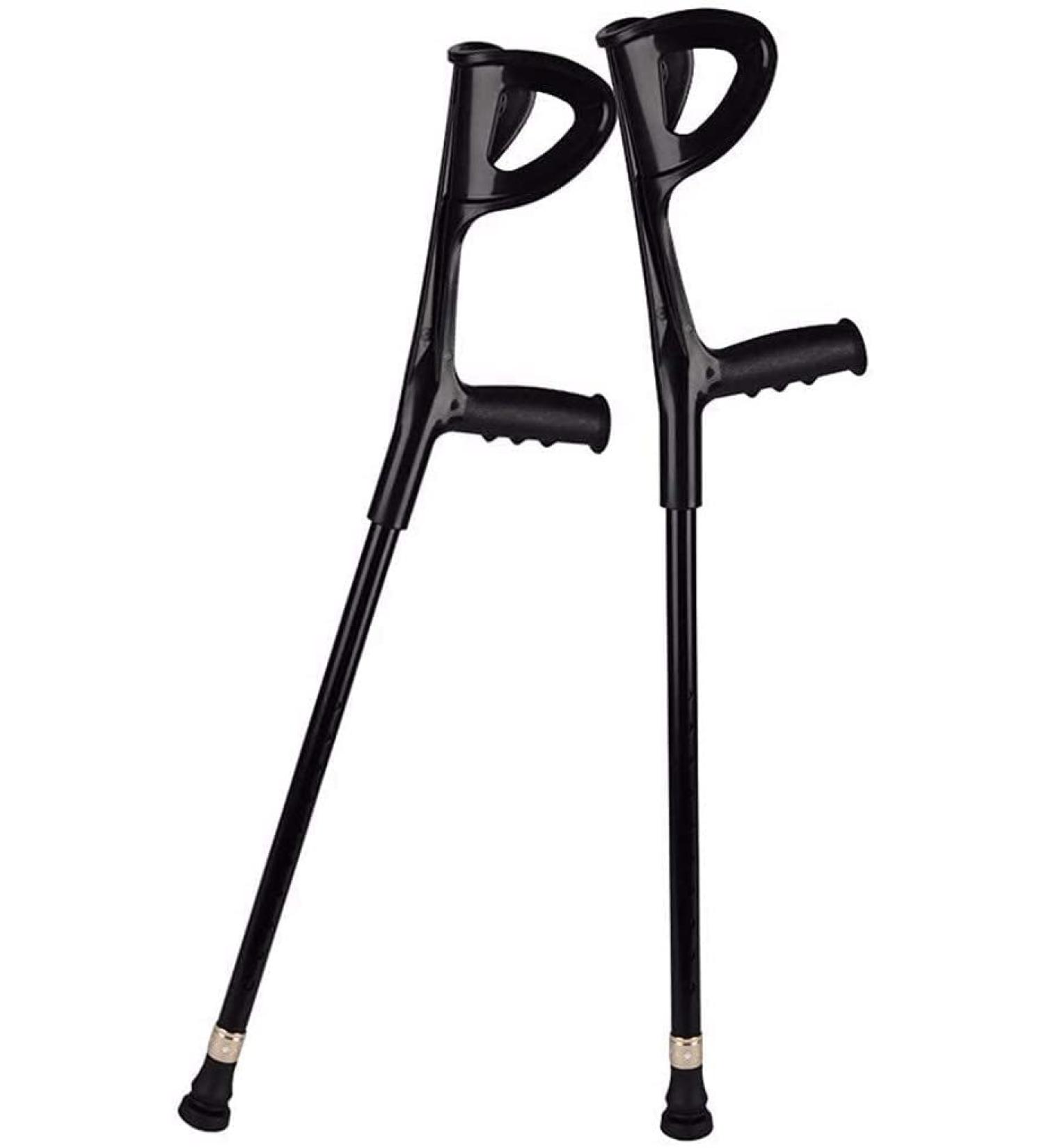 Forearm Crutches Adjustable Walking Stick Crutch Elbow Telescopic Elbow Walking Stick Aluminum Cane Height Adjustable Suitable for Rehabilitation 72-94 Cm Crutch Lightweight Arm Crutch Journey - Buy Online on GoSupps.com