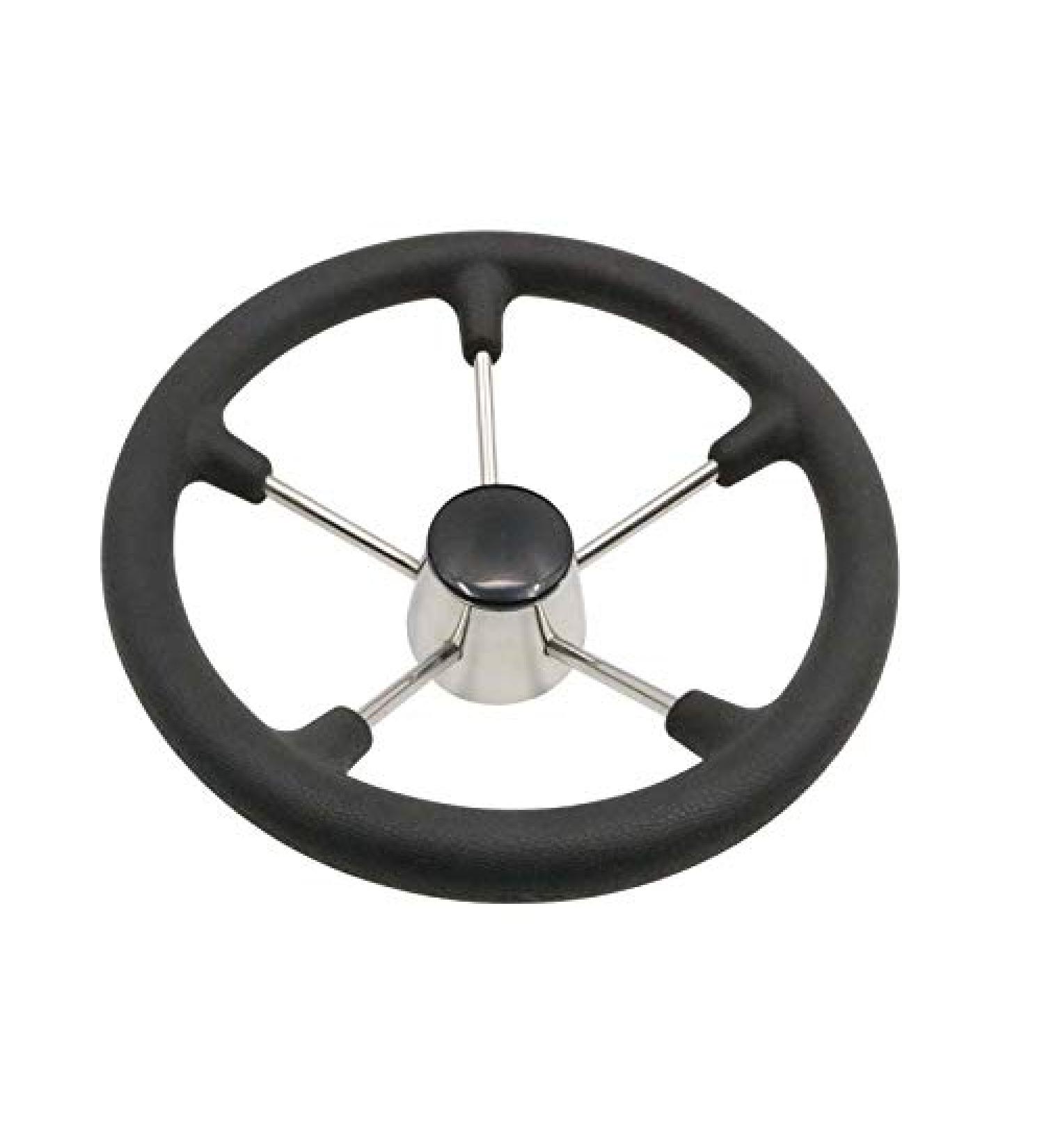 East Kay Marine Steering Wheel 13.5 Inch Black PU Foam - Quality and Durability - Buy Online on GoSupps.com