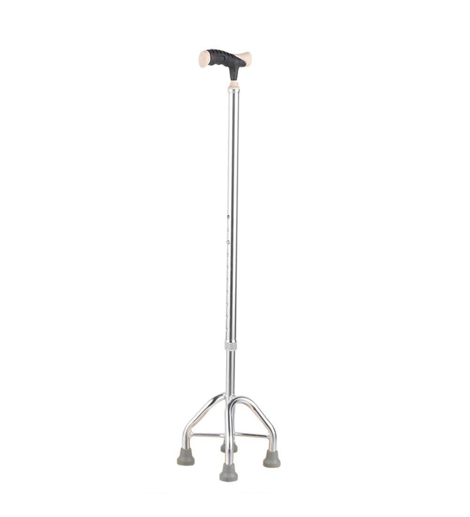 Four-Legged U-Shaped Telescopic Stick Four-Legged Walking Stick Safety Walking Stick Lightweight Four-Legged Soft Grip Stick for Disabled Elderly Interesting - Buy Online on GoSupps.com