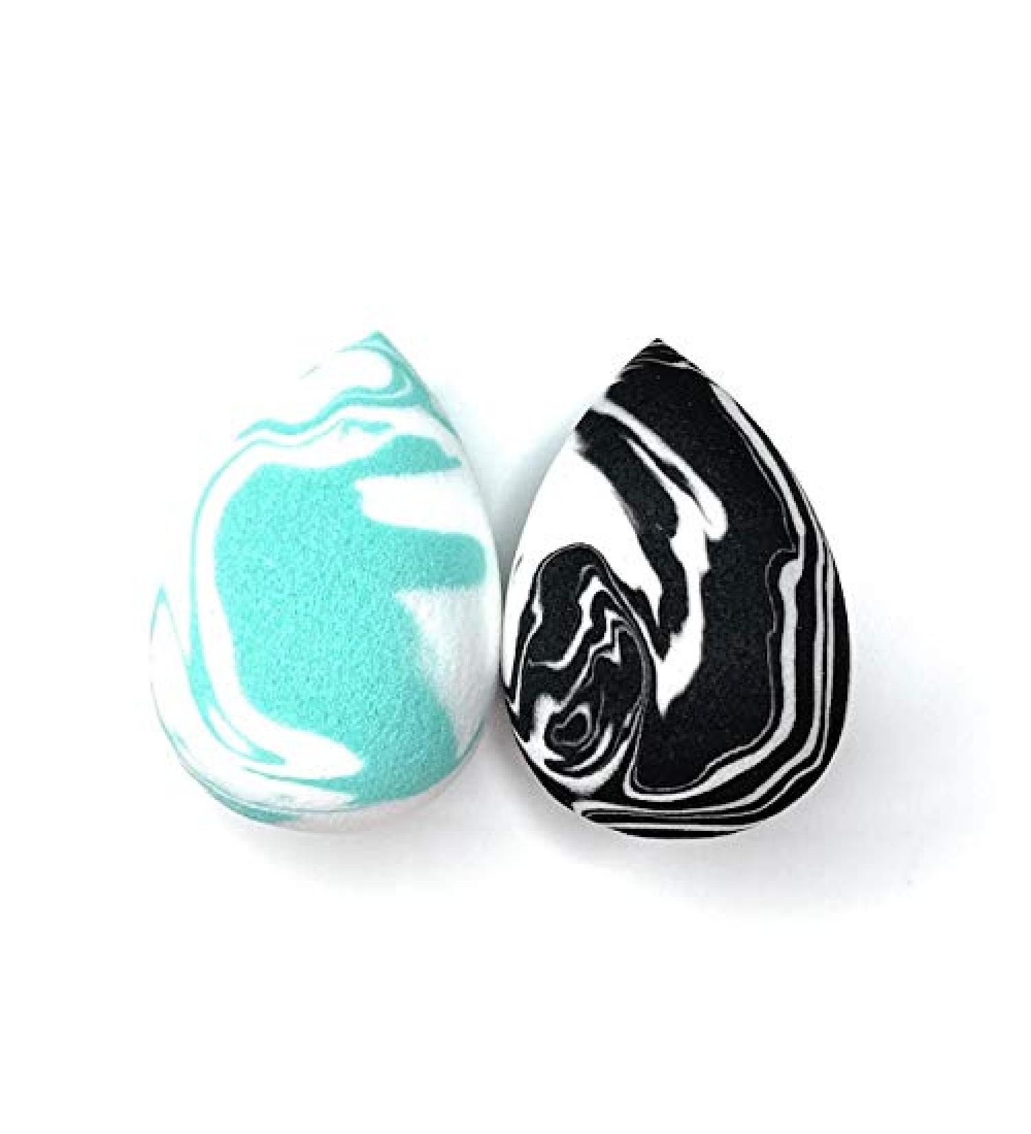 Beauty Blender Makeup Sponge Set (Marble Mint/Black)