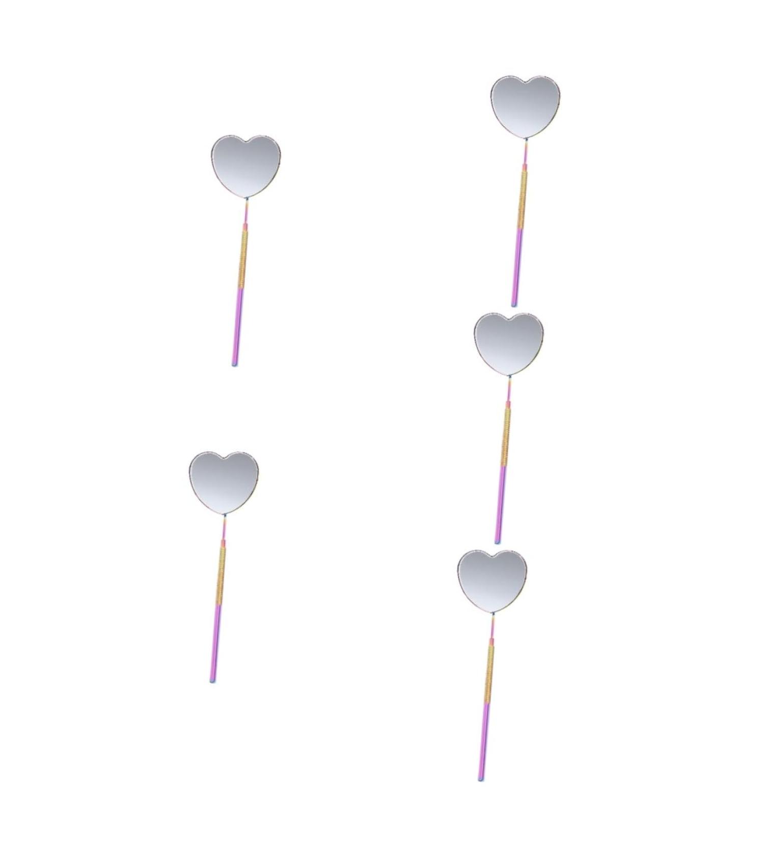 5pcs Eyelash Check Mirror Set - Handheld Beauty Salon Tool for Eyelash Extensions | International Shipping Available - Buy Online on GoSupps.com