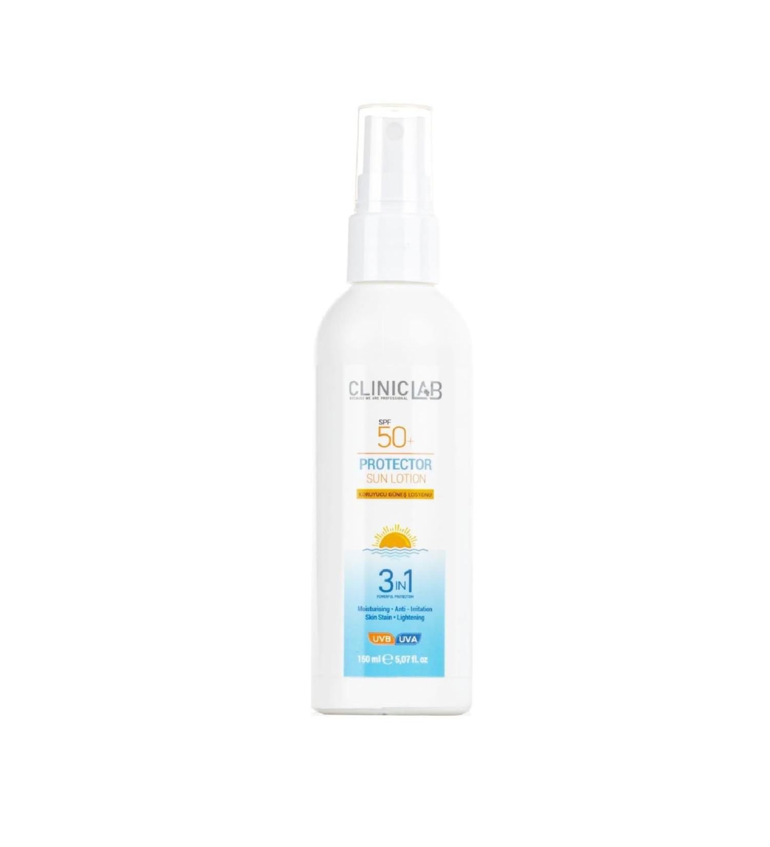 Cliniclab 50+Spf Protector Sun Lotion 150 Ml - Buy Online on GoSupps.com