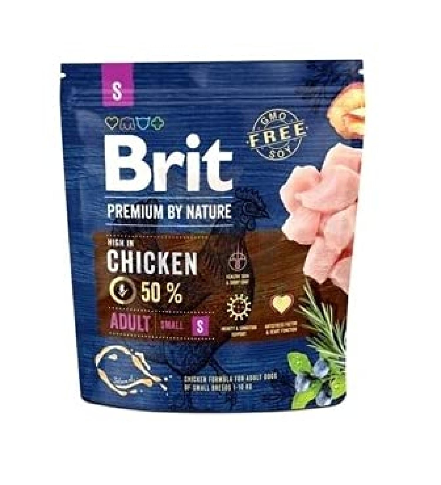 Brit Premium by Nature Adult S Poulet 1 kg