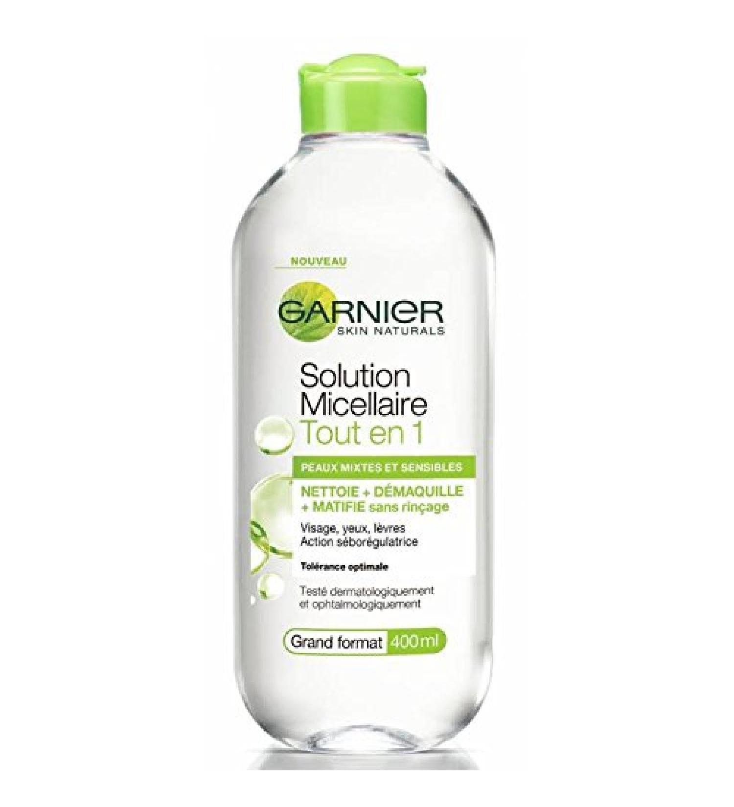 GARNIER - Micellar Solution - All in 1 Mixed and Sensitive Skin - 400ml