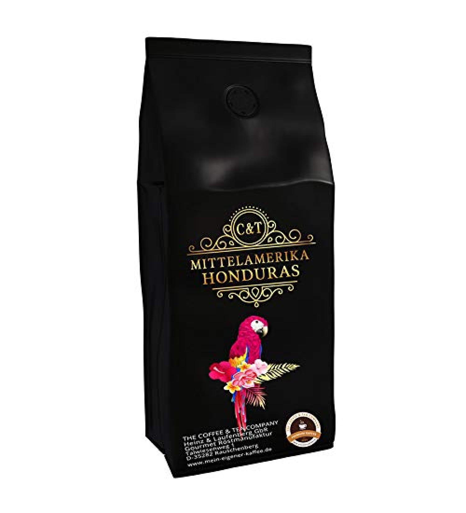 The Coffee and Tea Company Coffee specialty from Central America Honduras Coffee A specialty of the Caribbean 200 grams ground Country coffee Top quality coffee Low acidity Soft and freshly roasted Ground 200 g 1er Pack - Buy Online on GoSupps.com