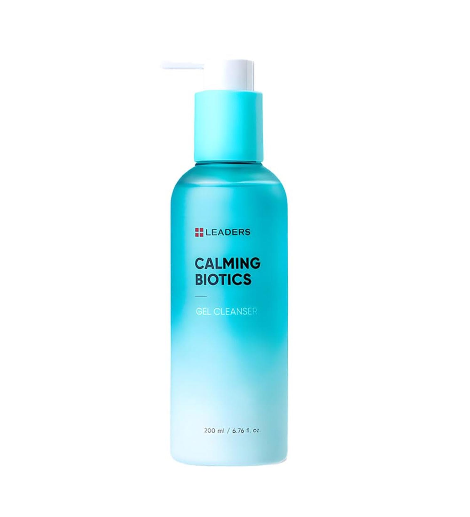 LEADERS Cosmetics Calming Biotics Gel Cleanser - 200ml 6.76 fl oz Gentle Hydrating Face Wash for Sensitive Skin Sulfate-Free Balances Skin Microbiome 6.76 Fl Oz (Pack of 1) - Buy Online on GoSupps.com