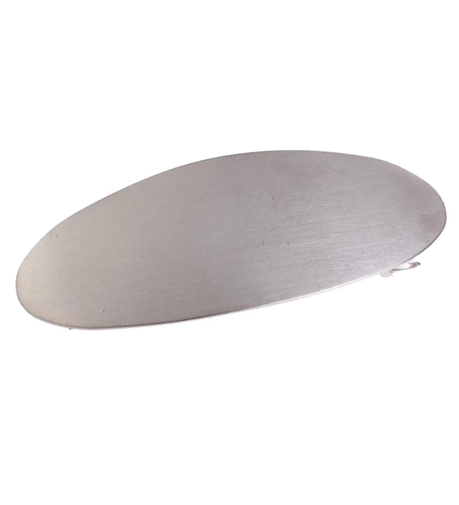 Freneci Brushed Geometric Large Hair Clip for Women - Silver Hair Clamp & Hairpin - Stylish Hair Accessories - Buy Online on GoSupps.com