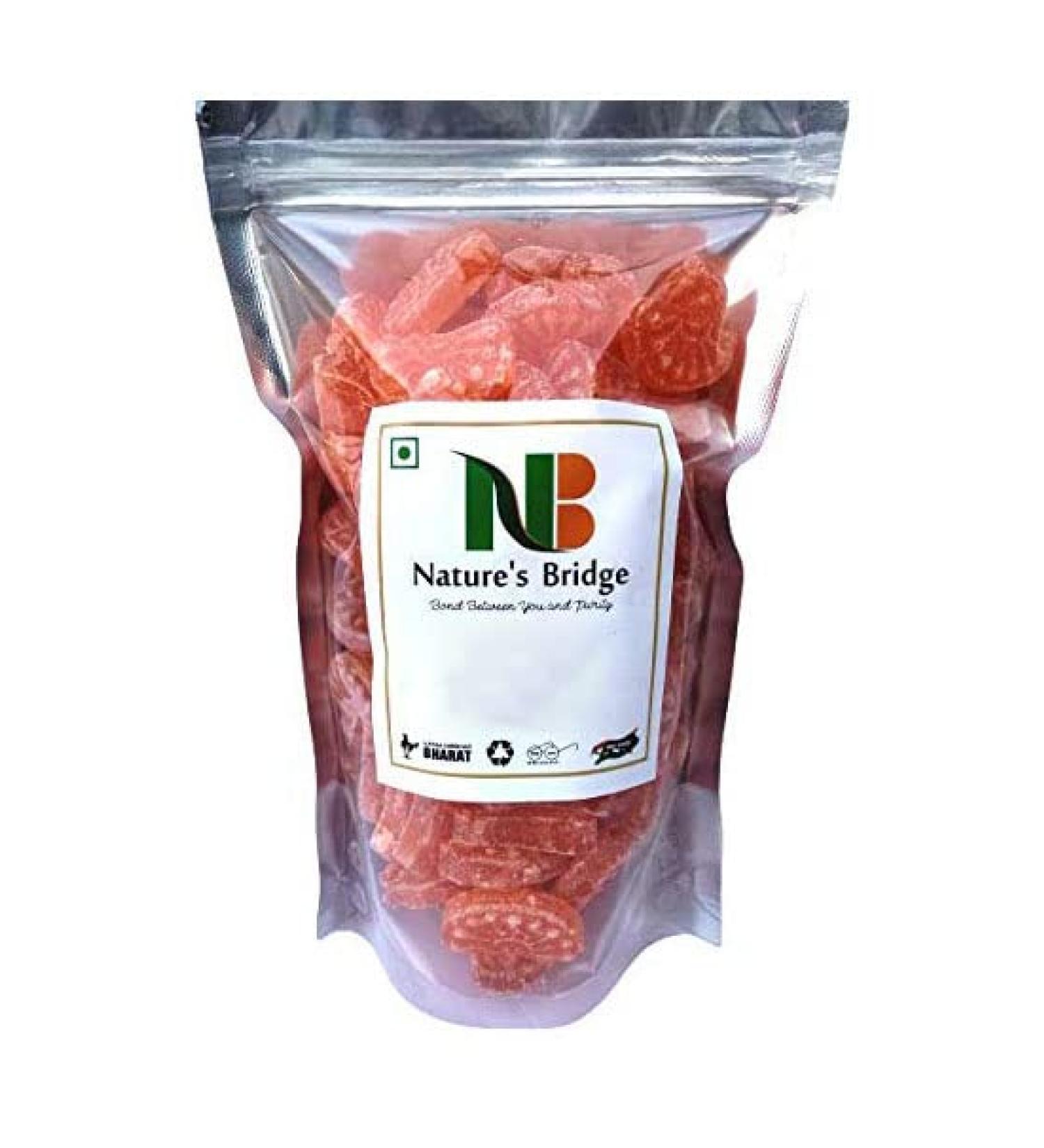 Nature's Bridge Orange Candy I Sweet and Juicy Santra Goli I Narangi Goli I Khatti Meethi Goli with Pack of 400 Gm_Packing May Vary - Buy Online on GoSupps.com