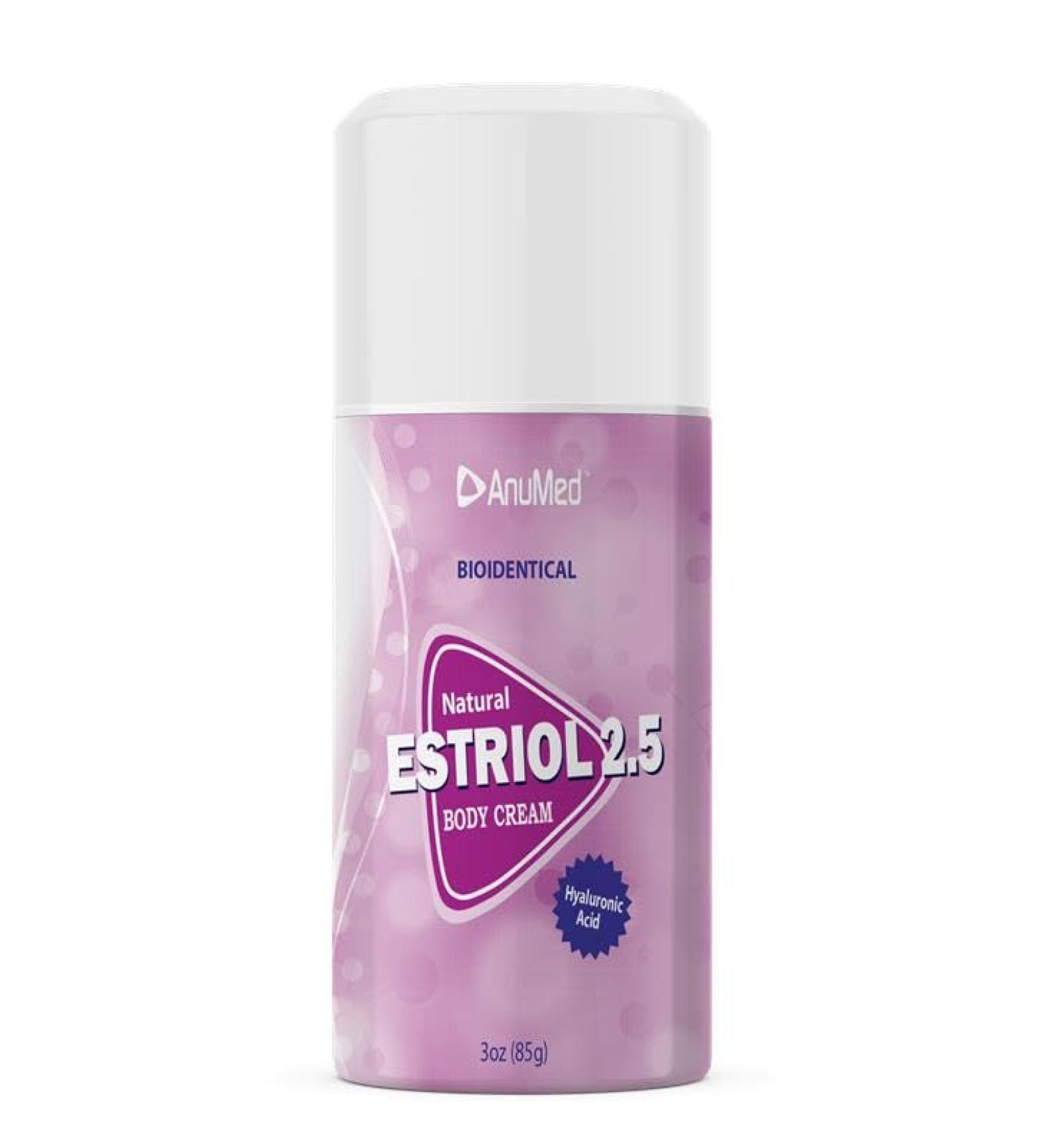 ANUMED - Natural Bioidentical Estriol 2.5 Beauty Cream for Women 3oz (Package May Vary)
