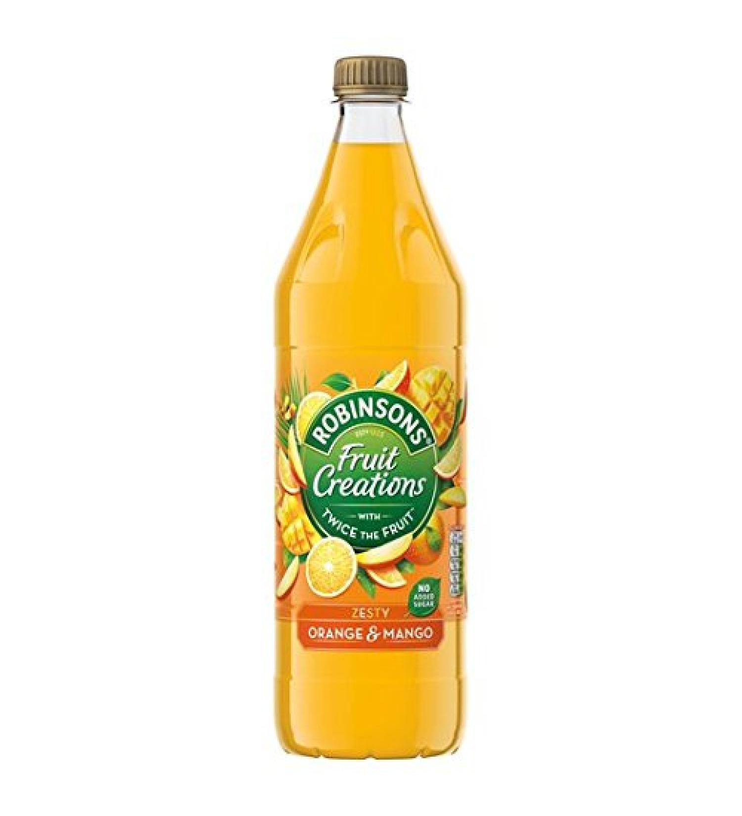 Robinsons Robinsons Fruit Creations Orange and Mango no added sugar 1 L