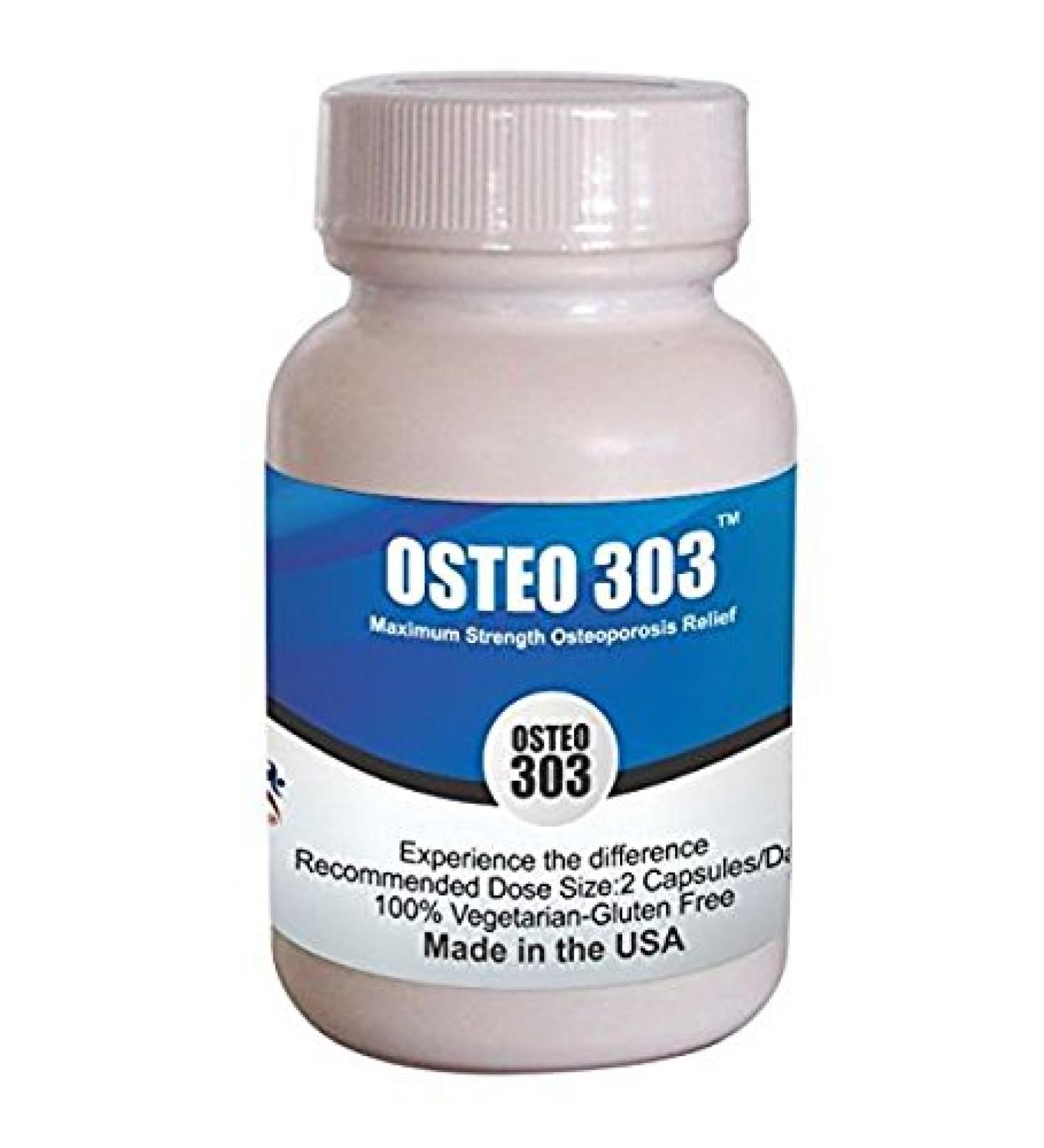Vitalee Nanomed Osteo 303 Osteoporosis Arthritis Pain Supplement - 60ct Capsules - Buy Online on GoSupps.com