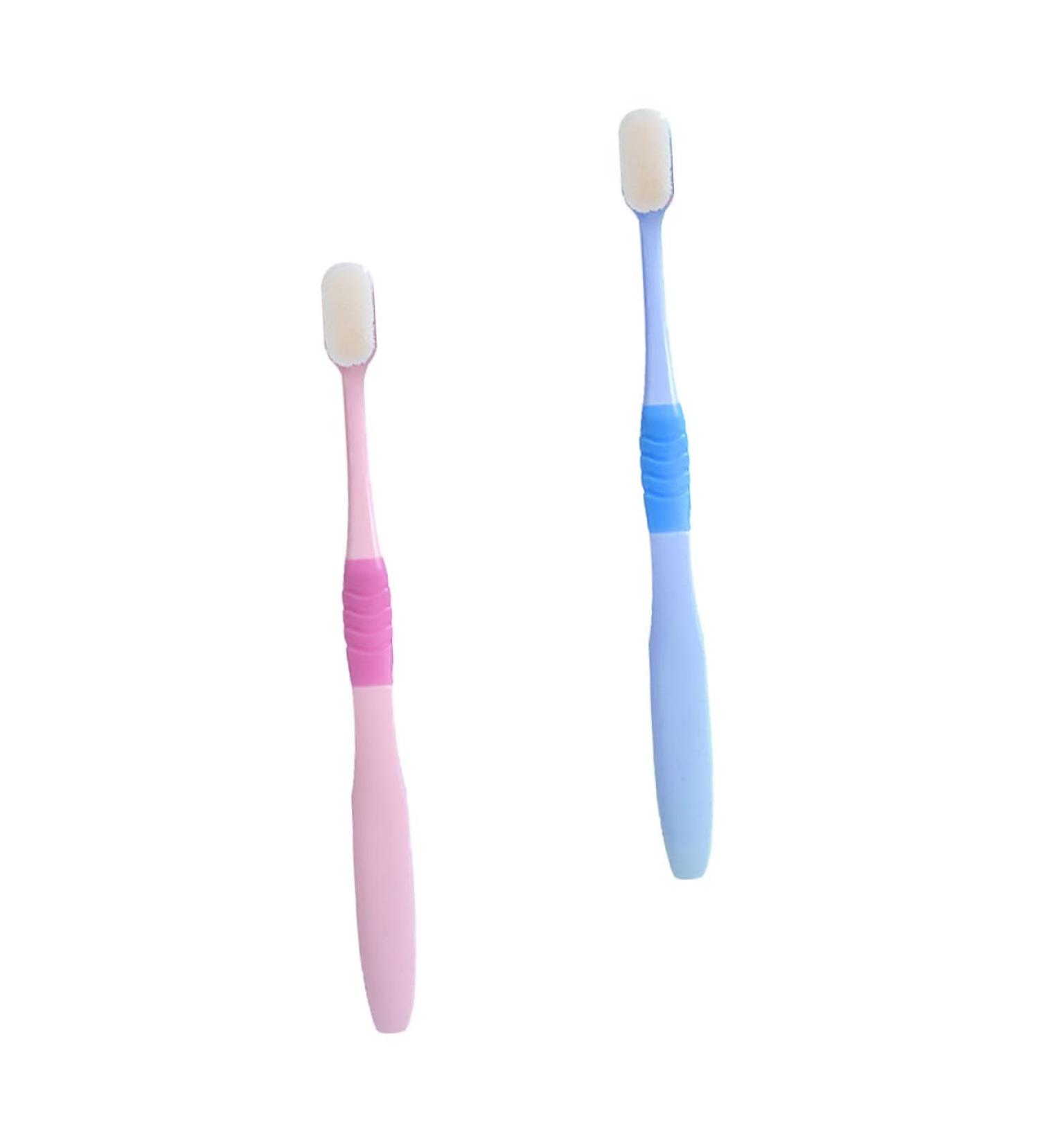 Minkissy 2-Pack Soft Toothbrushes for Gentle Gum Care - Ultra Soft Bristles for Sensitive Teeth & Oral Hygiene - Buy Online on GoSupps.com