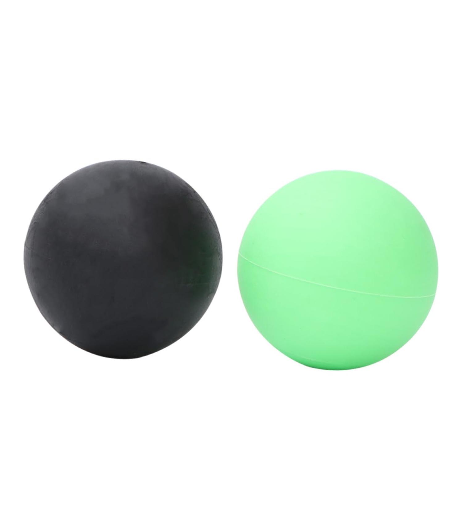 Frcolor Yoga Massage Balls - 2 Pack Soft Fitness Fascia Rollers for Pilates & Self-Massage | Elastic Back Relief - Buy Online on GoSupps.com