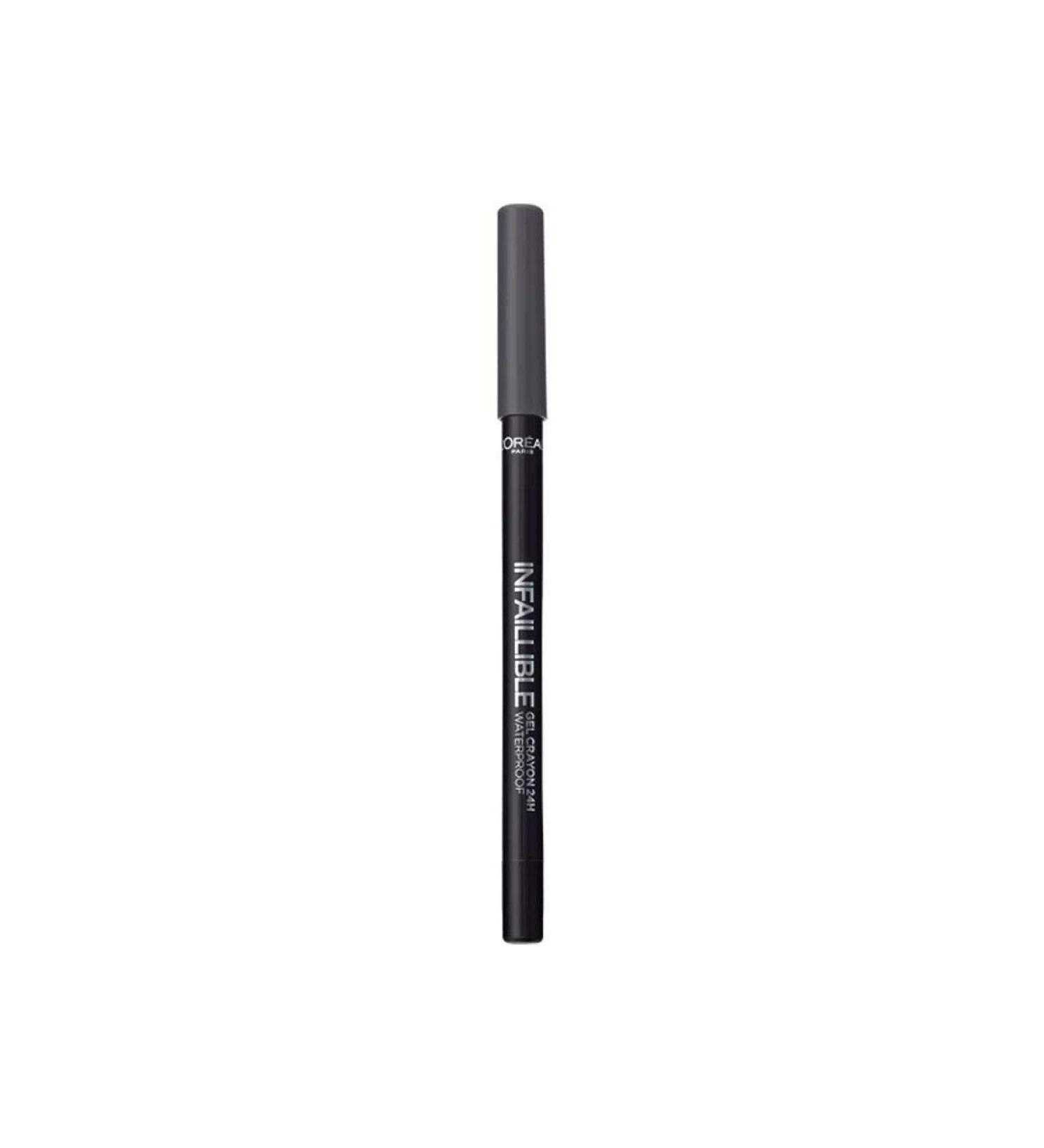L'Oreal Paris Infaillible Crayon Gel Waterproof 24h Eyeliner 02 Gray Fever - Long Lasting Eyeliner in Grey Shade - Buy Online on GoSupps.com