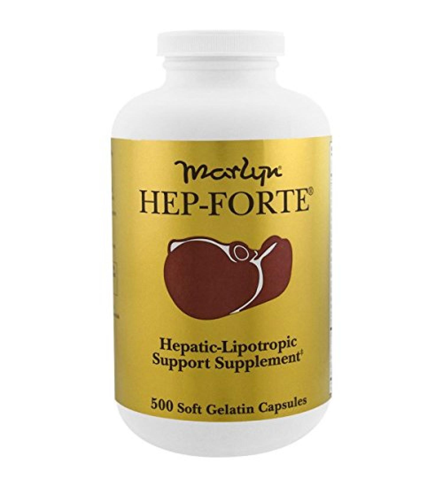 Buy Naturally Vitamins Marlyn Hep-Forte 500 Soft Gelatin Capsules - Liver Support Supplement - Buy Online on GoSupps.com