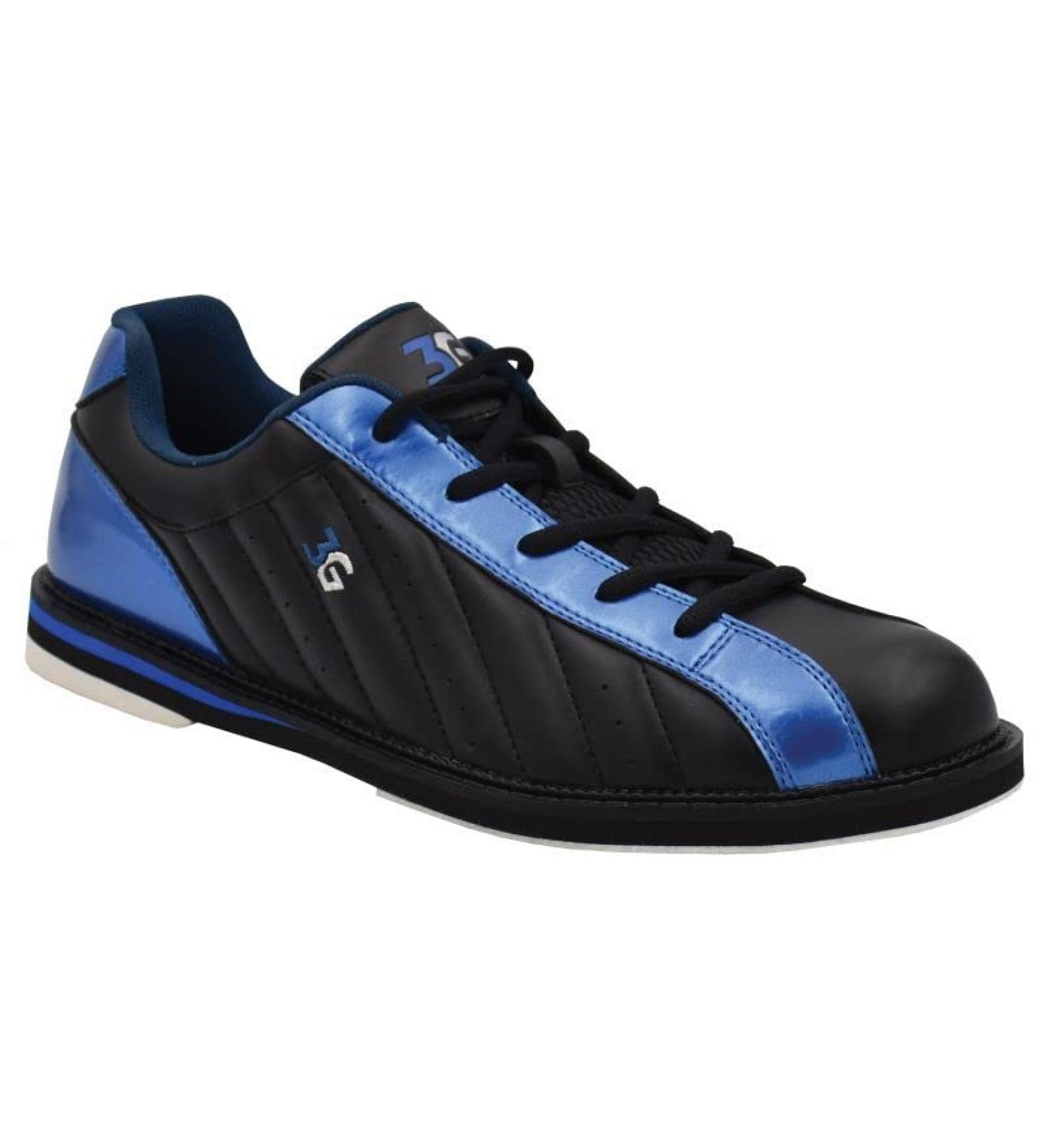 3G Unisex-Adult Bowling Shoes 14 Wide Women/12 Men Black/Blue