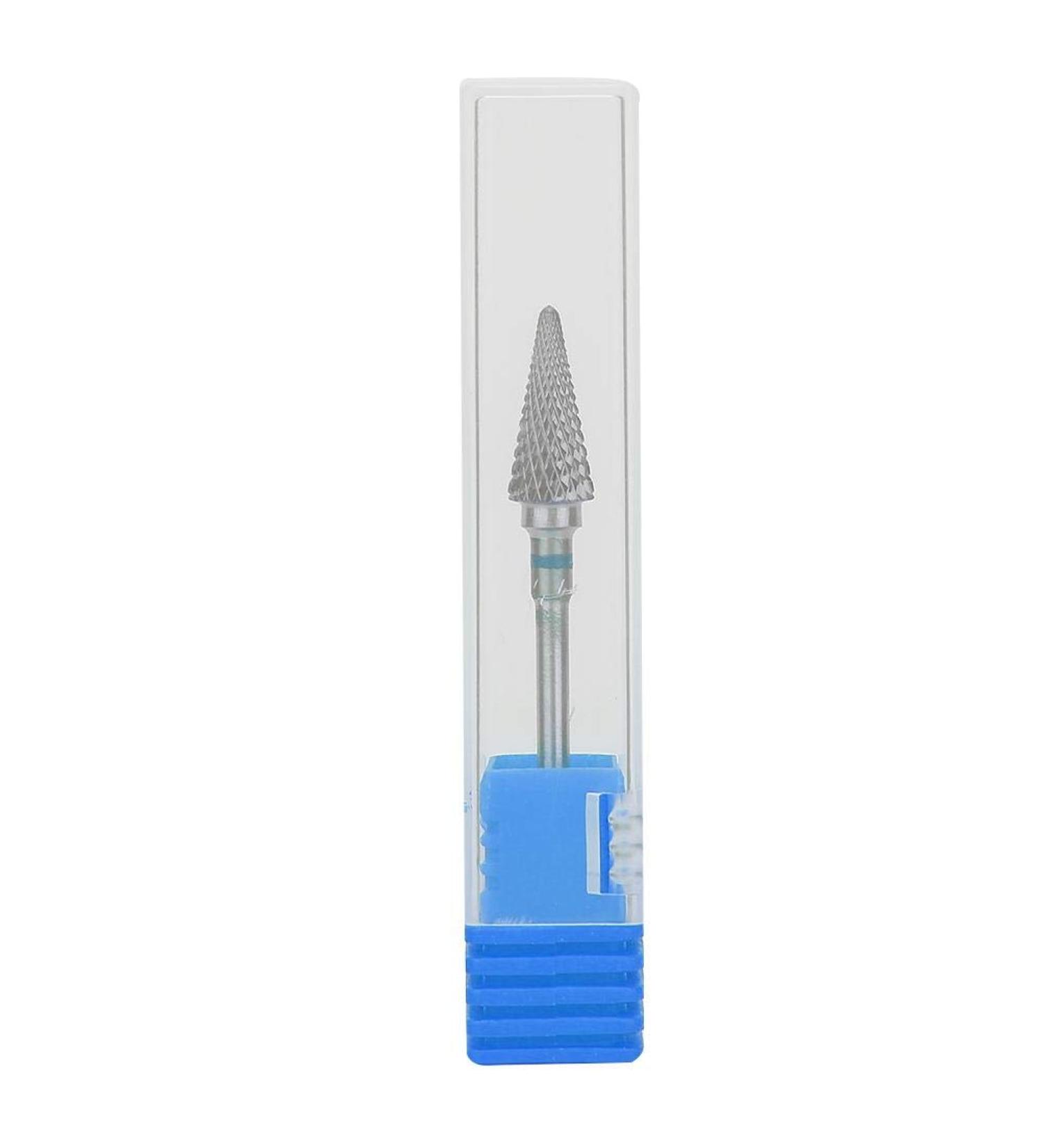 Tungsten Steel Nail Drill Bits - 2.35mm Shank, Electric Manicure Grinding Head - Blue - Buy Online on GoSupps.com