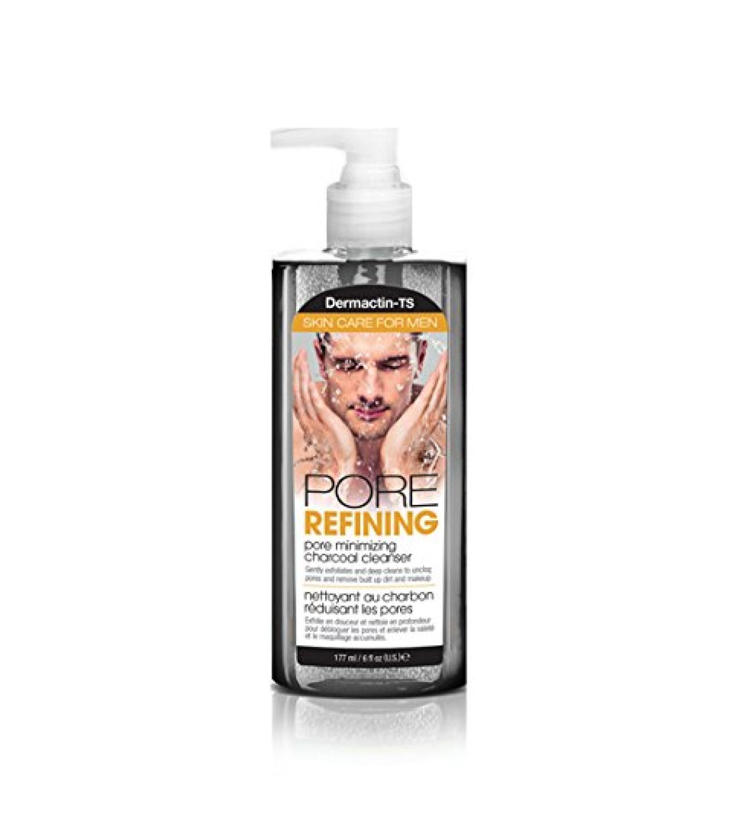 Men's Skin Care - Refining Pore Minimizing Charcoal Cleanser 5.7oz | Clear Skin & Reduce Pores - Buy Online on GoSupps.com