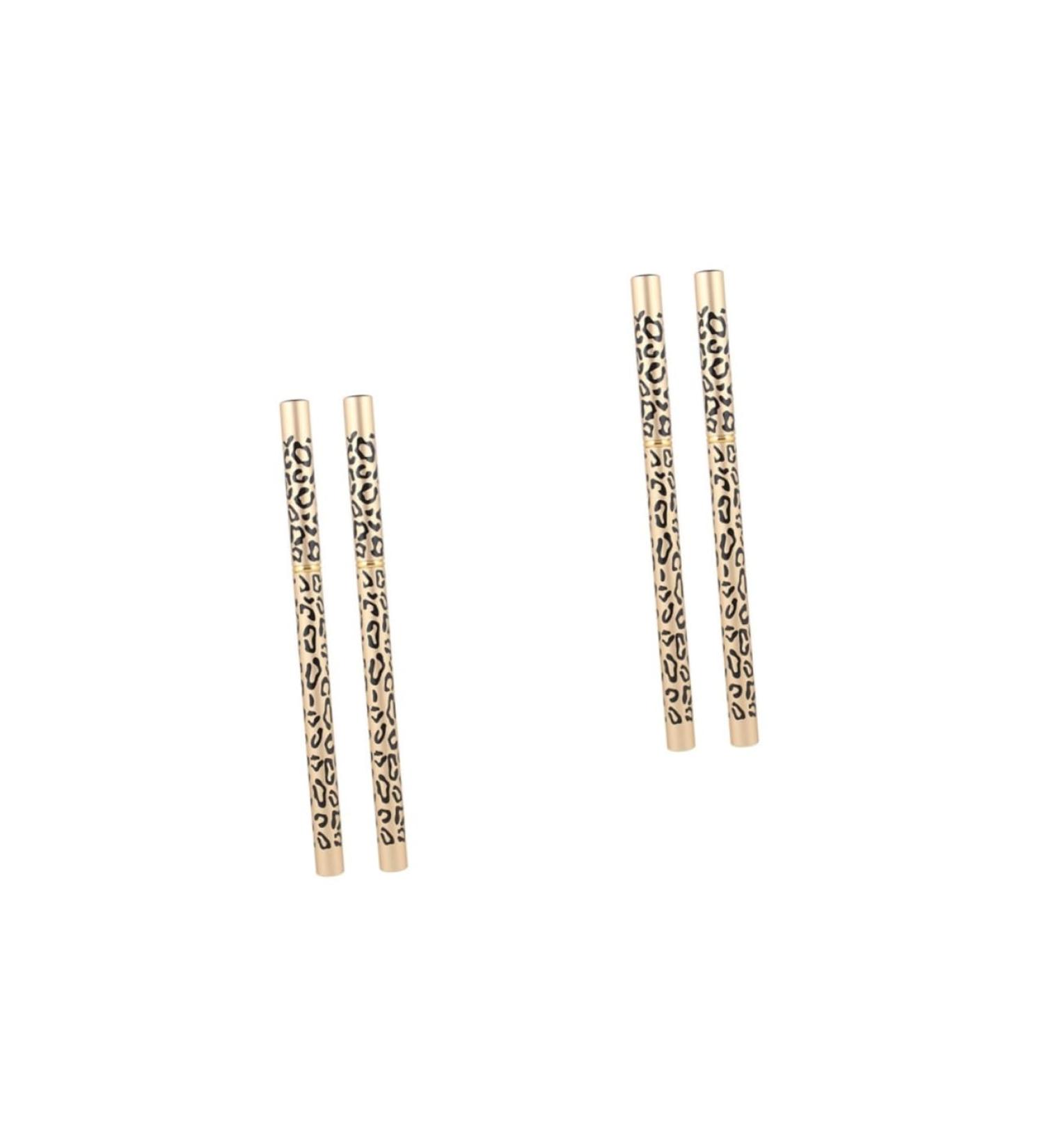 Ipetboom 4 Pcs Eyebrow Pen Beauty Cosmetic Tool Double Head Eyebrow Pencil Gel Women's Dark Coffee - Buy Online on GoSupps.com