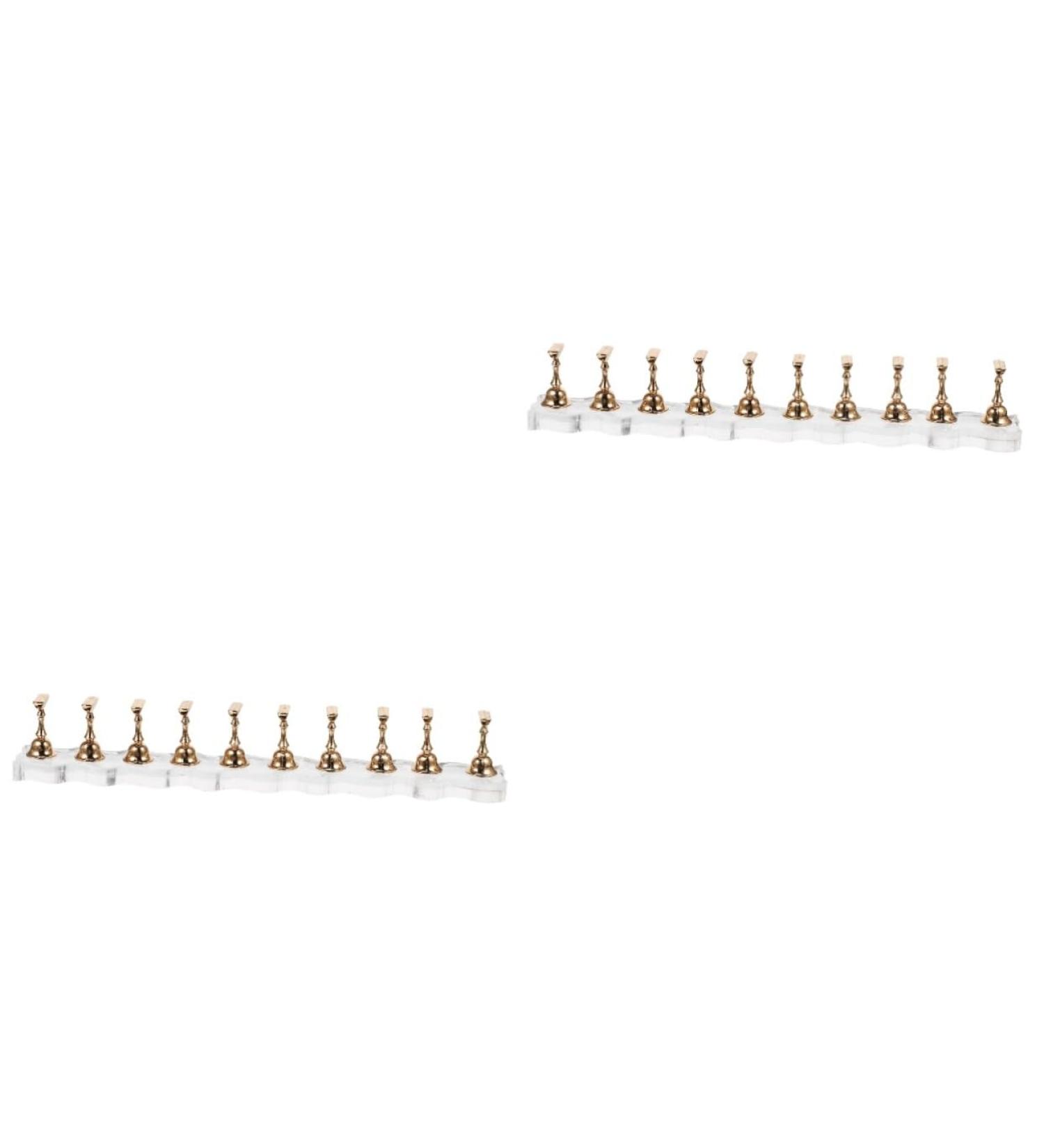 Healeved 2 Sets Nail Art Nail Racks Happy New Year Hats Nail Drill Handle Stand Nail Stand Nail Decoration Nail Practice Hands Metal Decor Acrylic Decorative Nails Manicure - Buy Online on GoSupps.com