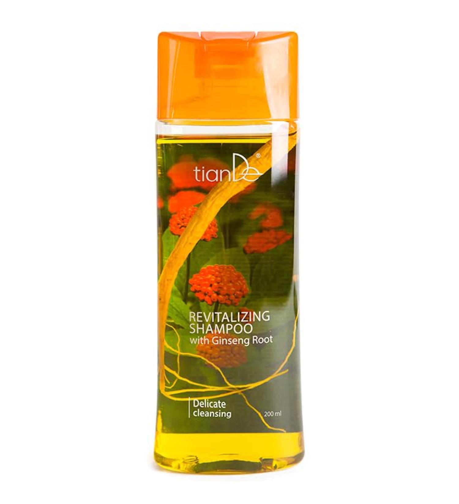 TianDe TianDe Ginseng Root Revitalizing Shampoo 20151E 2000ml Delicate Cleansing Damaged Hair