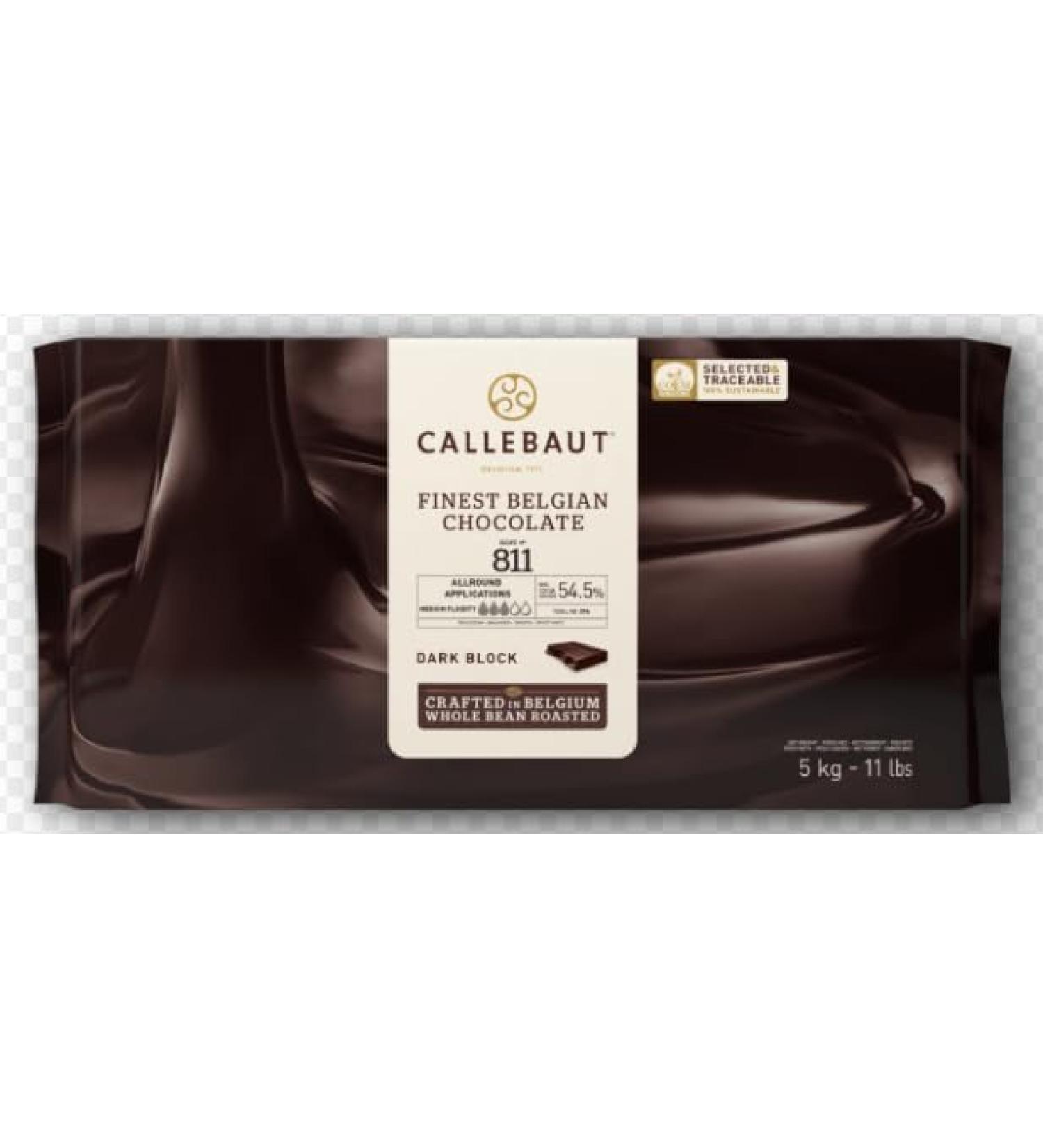 Callebaut Chocolate BLOCK 5kg (1 Dark 53%) Dark 53% 1