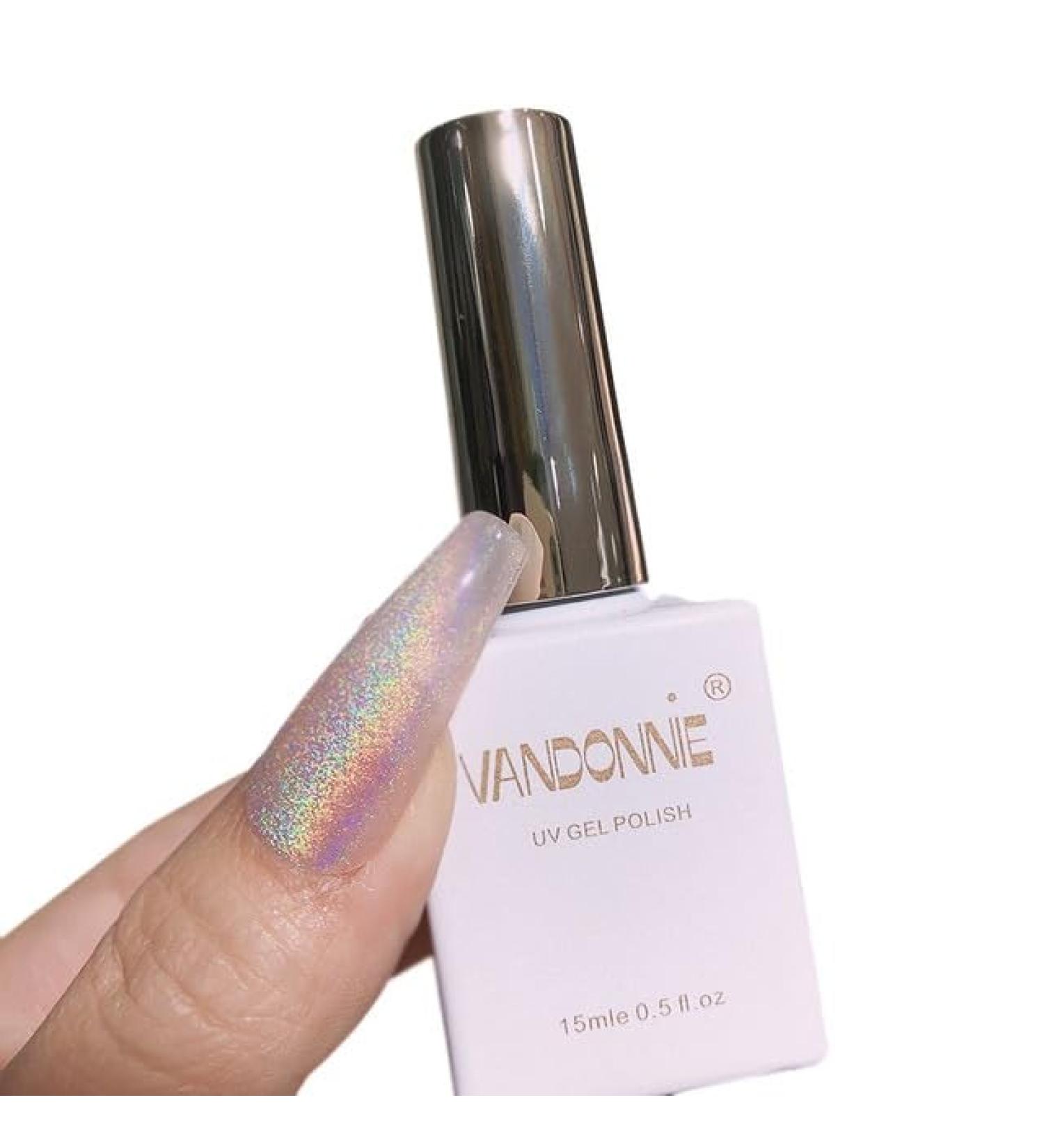 15ML Colorful Nail Cat Eye UV Gel Laser Rainbow Shiny Nail Varnish Soak Off UV LED Gel for Nail Art Easy Coloring Manicure Tool - (Color: White) - Buy Online on GoSupps.com