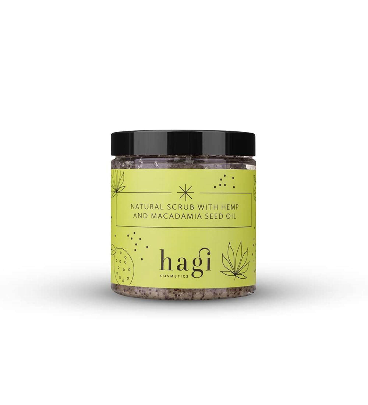 Natural Body Scrub with Nutmeg & Cinnamon | Vegan Skin Care for Dry & Normal Skin | Hagi 300g - International Shipping Available - Buy Online on GoSupps.com
