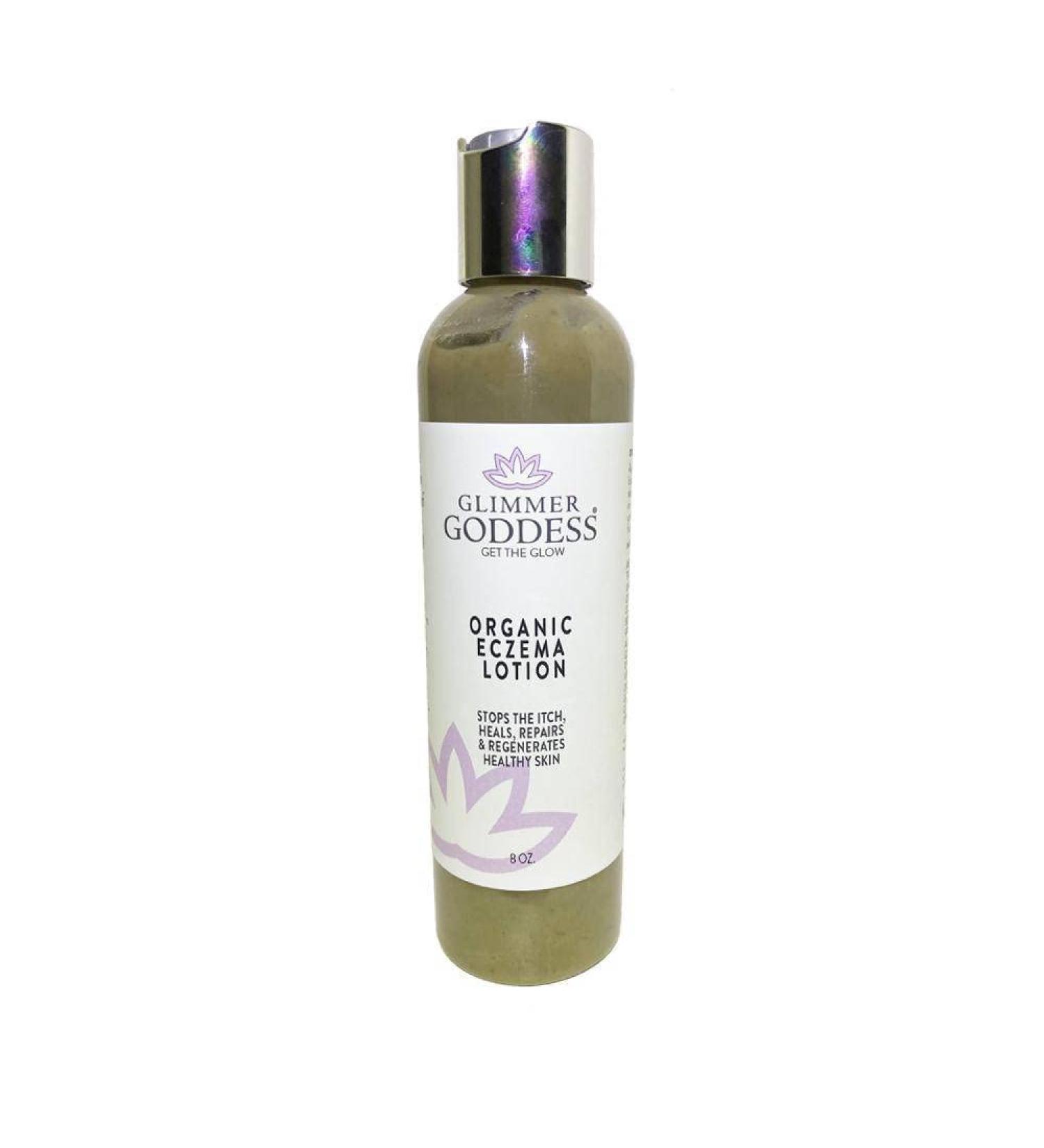 Glimmer Goddess Organic Eczema Lotion - Stop the Itch Heal The Skin