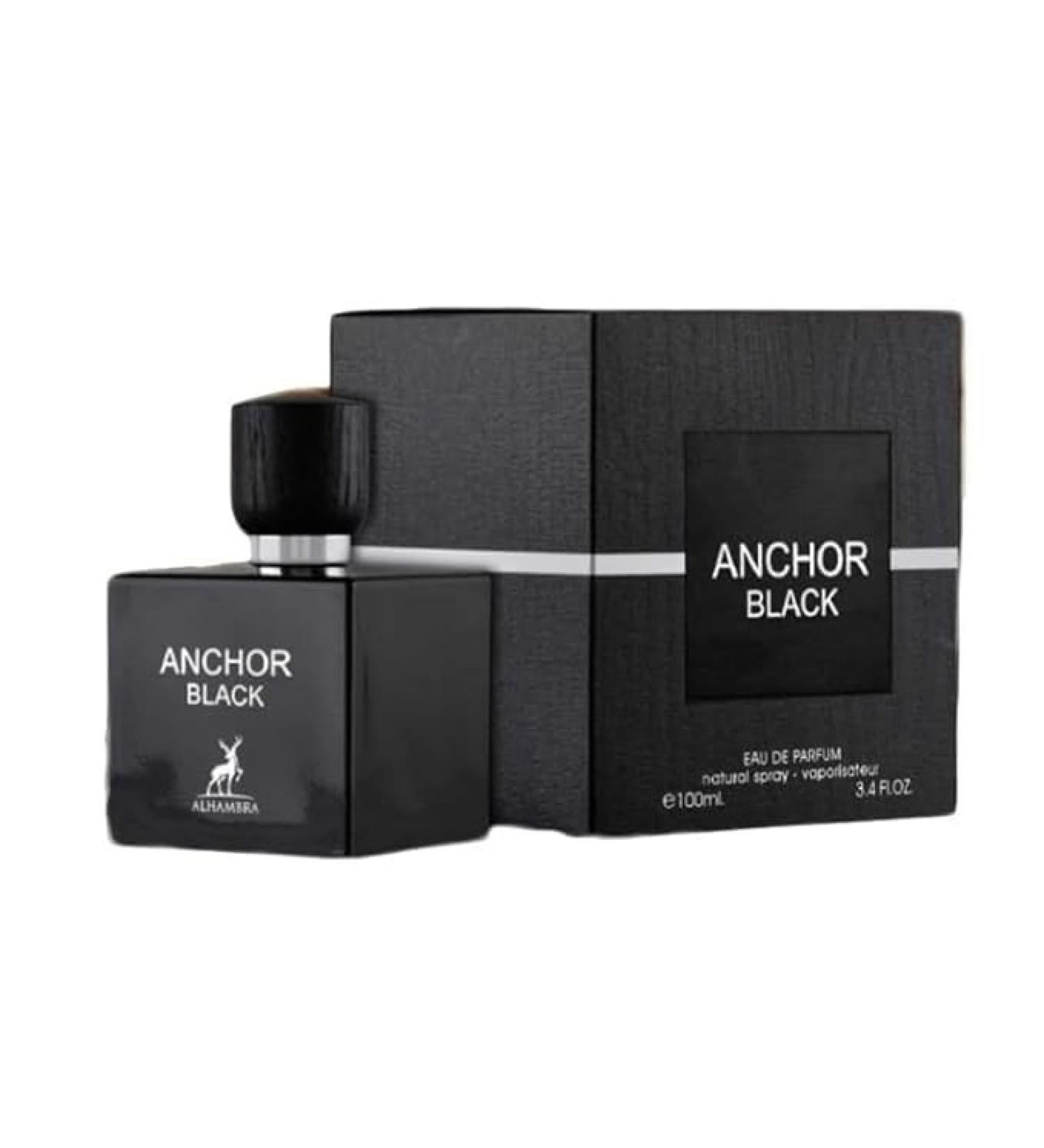 Anchor Black Eau de Parfum 100ml by Al Hambra | 3.4oz Luxury Fragrance for Men | Long-Lasting & Elegant Scent - Buy Online on GoSupps.com
