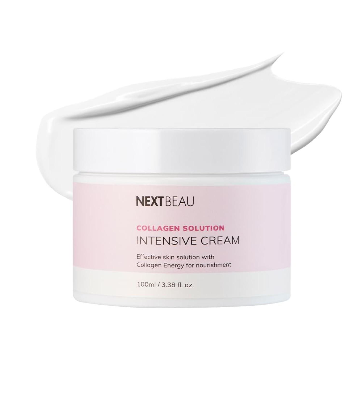 Collagen Solution Intensive Face Cream - Deep Hydrating Korean Skincare | Day & Night Moisturizing Cream (3.52 Oz - Buy Online on GoSupps.com