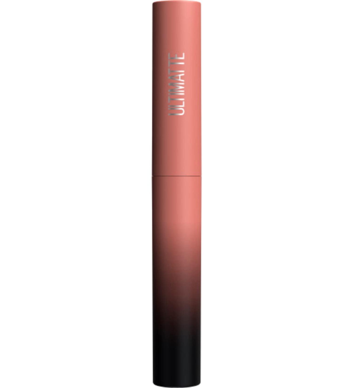 Maybelline New York Color Sensational Ultimat Matte Lipstick Intense Color and Comfortable to Wear Color No. 699 More Buff (Beige) 1 x 2 g - Buy Online on GoSupps.com