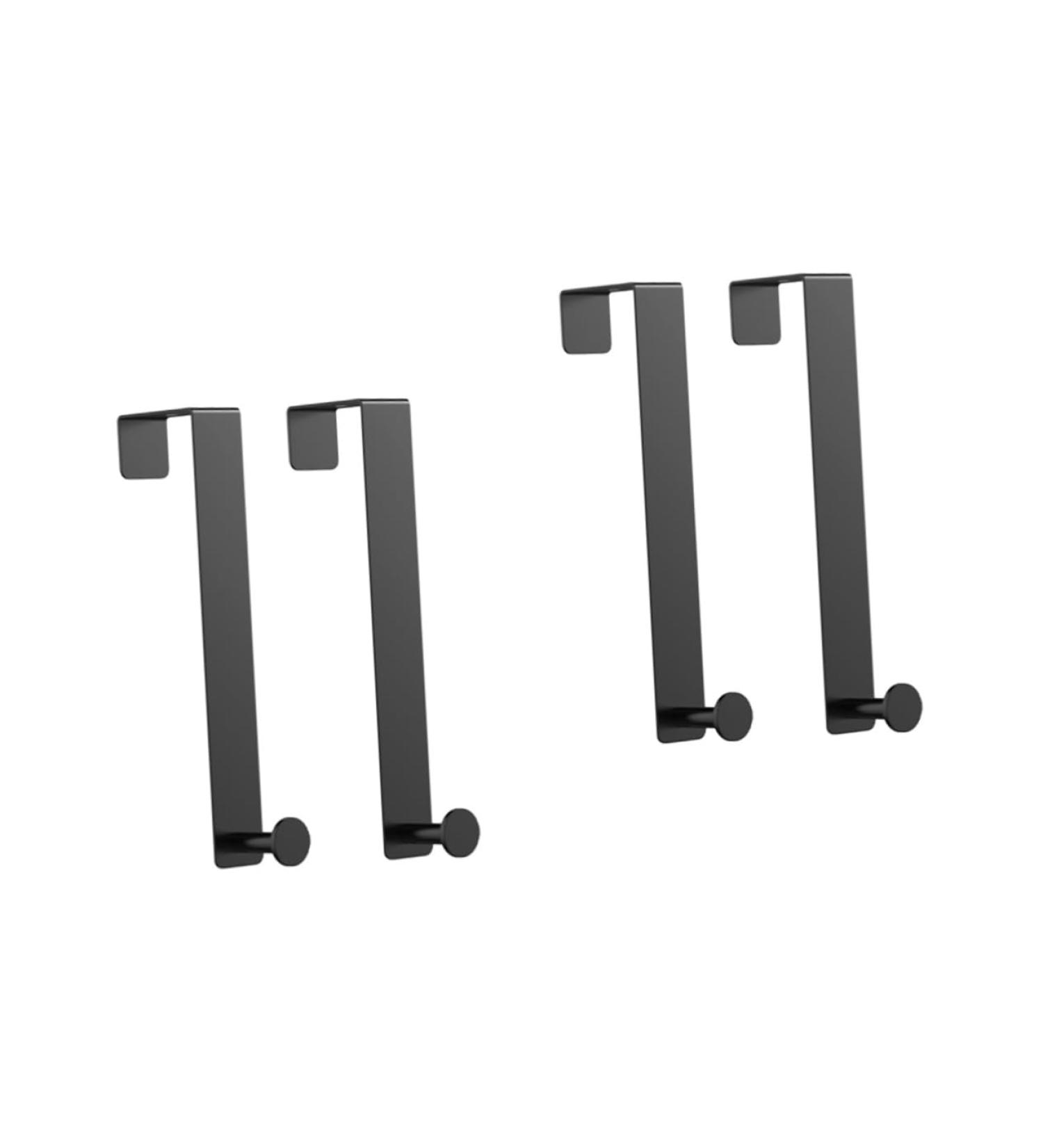 Uonlytech Clothes Hanger 4 pcs Door Hook Towel Racks for Bathroom Door Wall Mounted Hangers Door Hanger Hook Single Key Chain Hair Towel - Buy Online on GoSupps.com