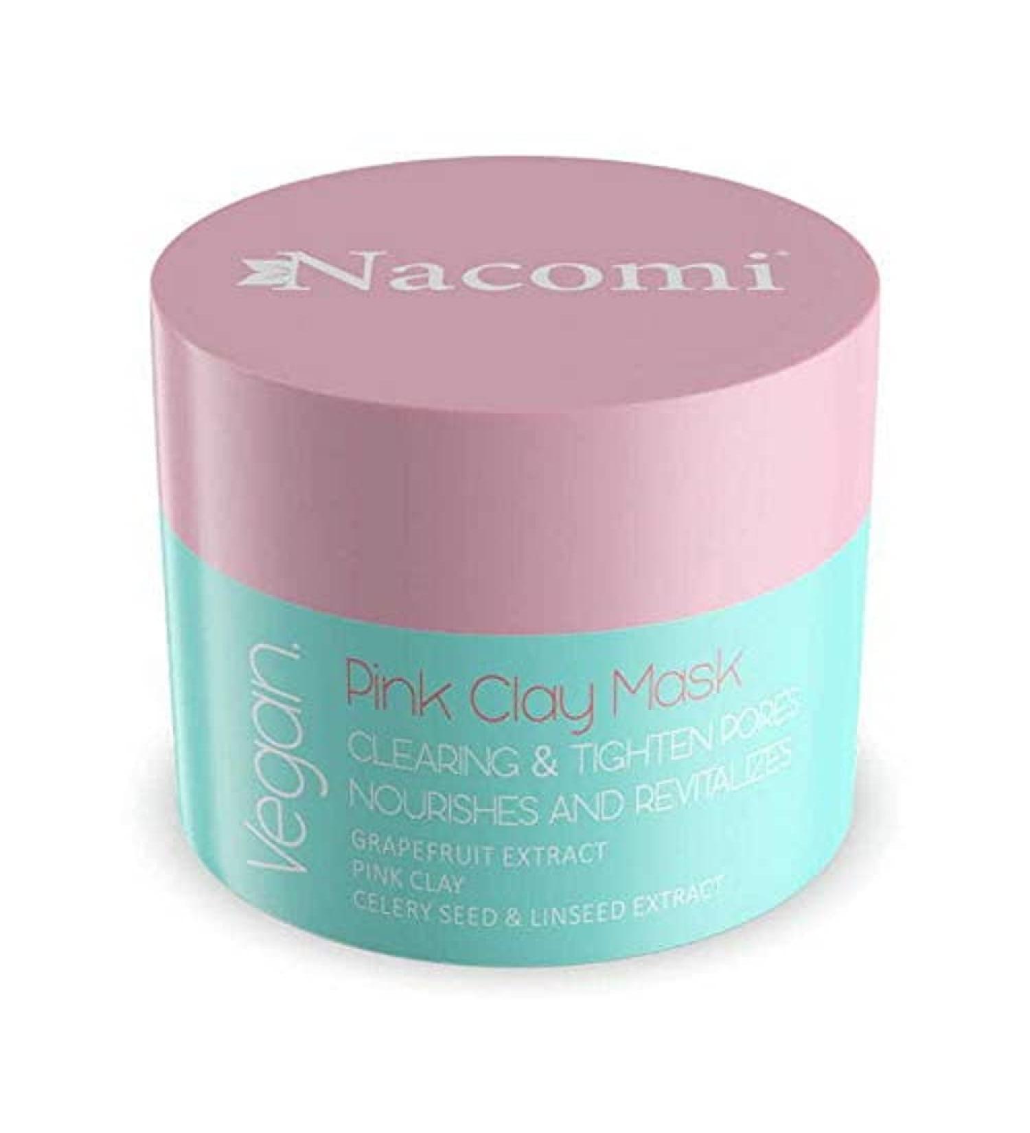 Nacomi Vegan mask with pink clay 50 ml