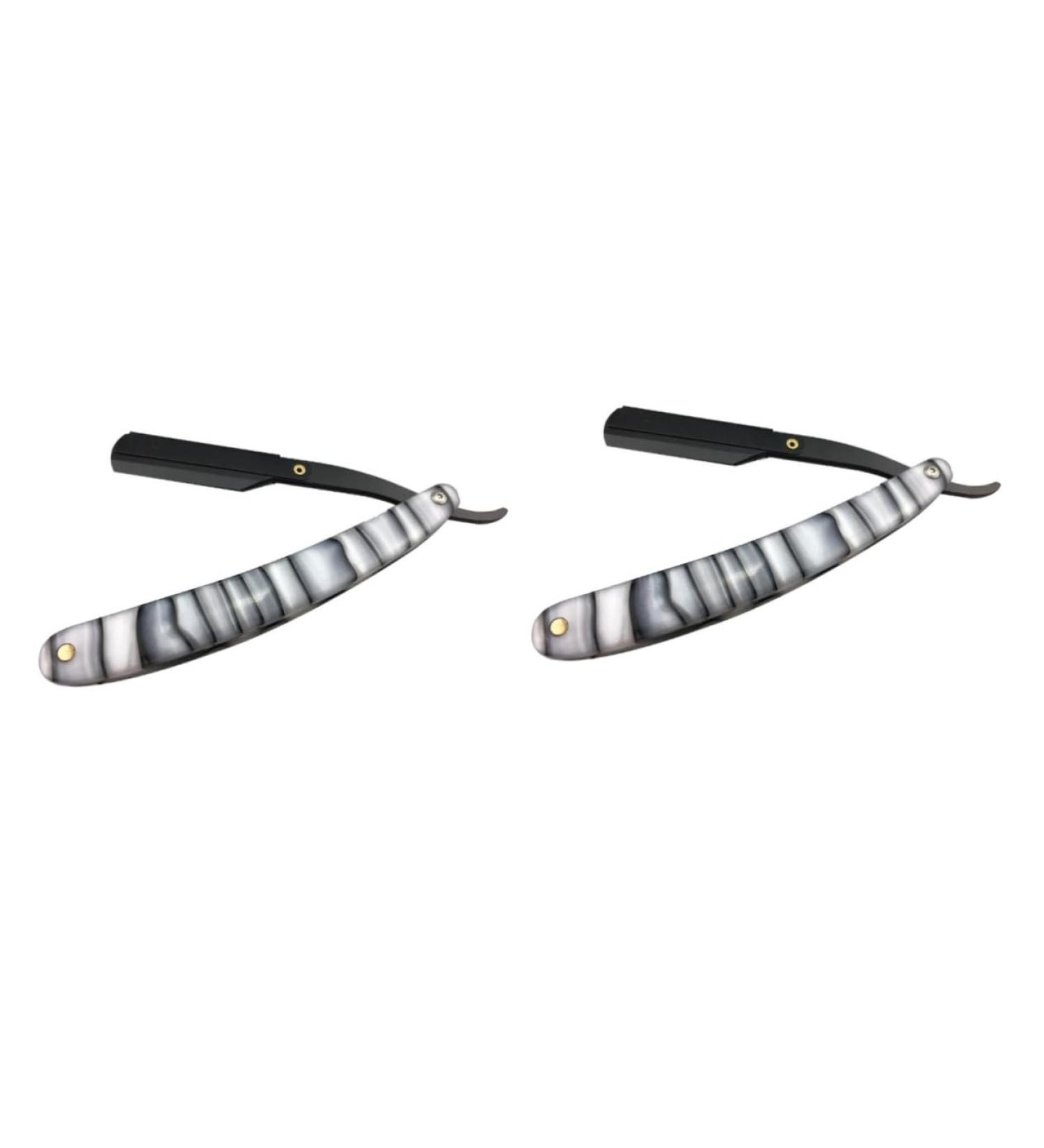 Frcolor 2 Pack Razor Blade Holder for Hairdresser Shaver - Manual Men s Razor Shaver Handle for a Smooth Shave - Ideal for Men's Grooming - Buy Online on GoSupps.com