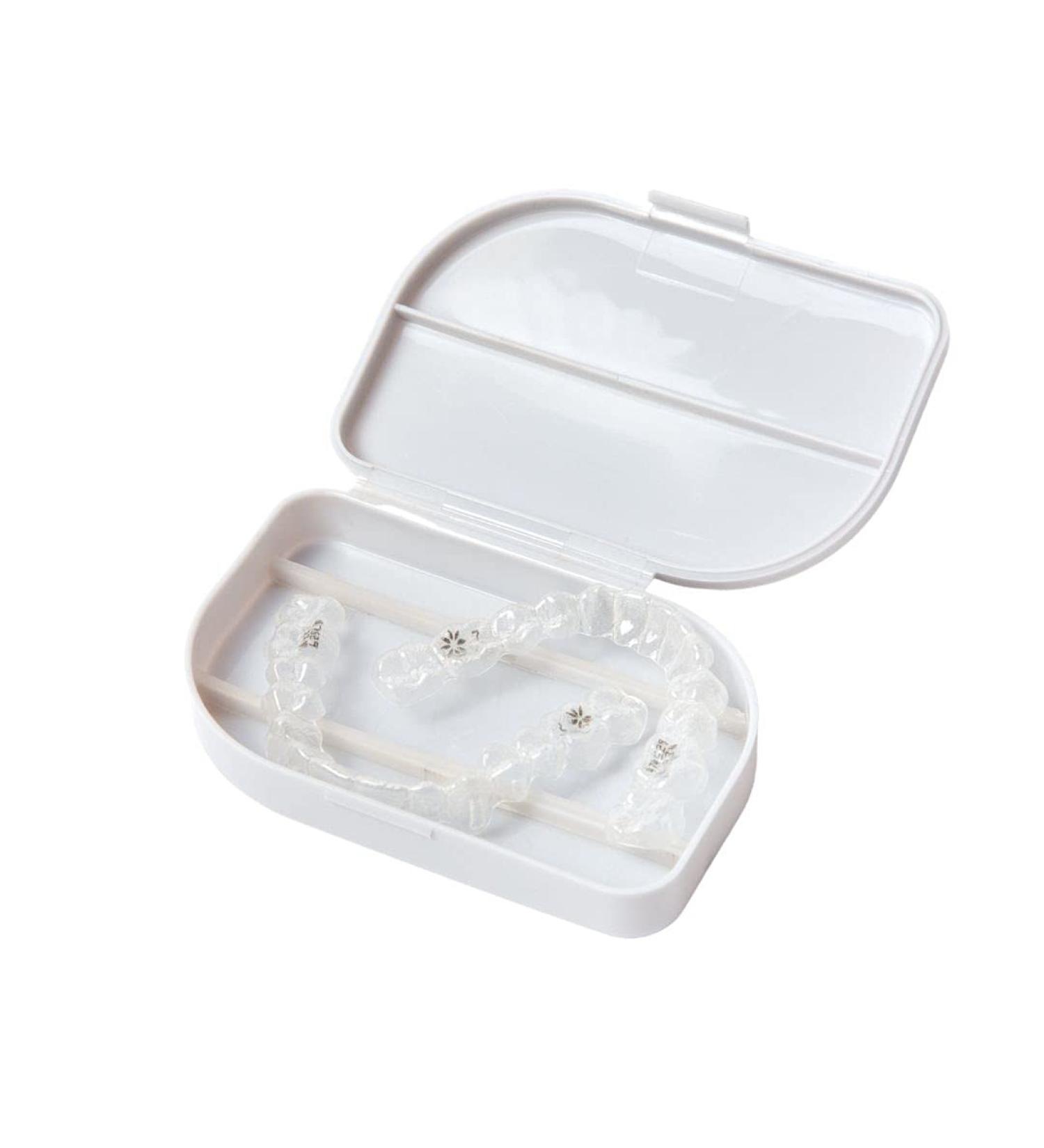 Dental Mouthguard Container | Orthodontic Retainer Case for Clear Aligners | Rattle-Free, Slim Design | Household & Travel Friendly | 1 Pack - Buy Online on GoSupps.com