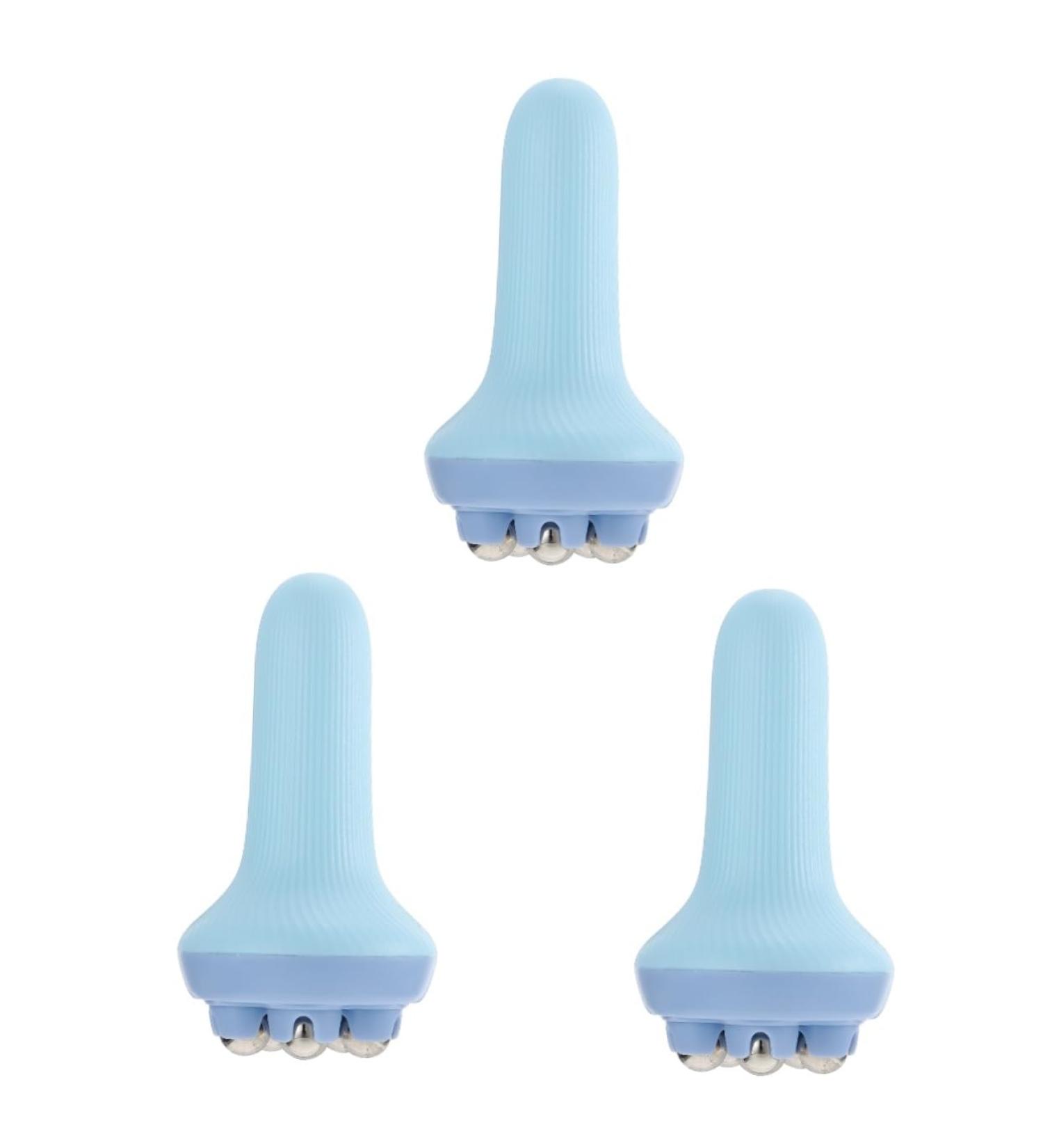 Buy Gleavi 3-in-1 Metal Massage Roller for Body Legs & Face - Yoga & Cervical Spine Relief Device - Buy Online on GoSupps.com