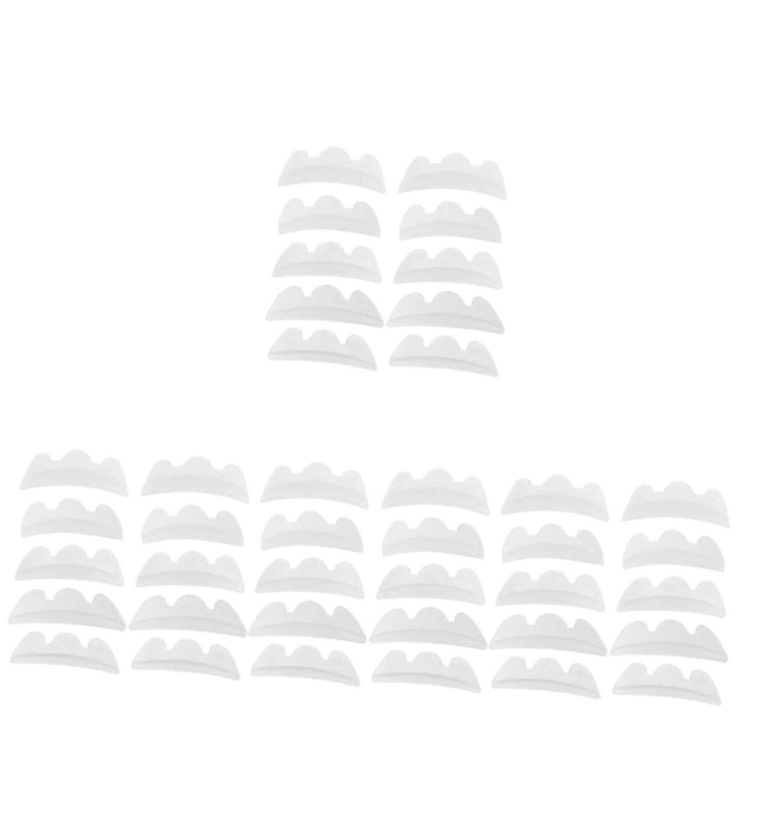 FRCOLOR 40 Pairs Eyelash Spacer Eyelash Lift Shield Eyelash Pad Made of Silicone Cosmetic Studio Fixed Eyelash Curler Tool Eyelash Lifting Kit Eyelash Perm Device Translucent Crown - Buy Online on GoSupps.com