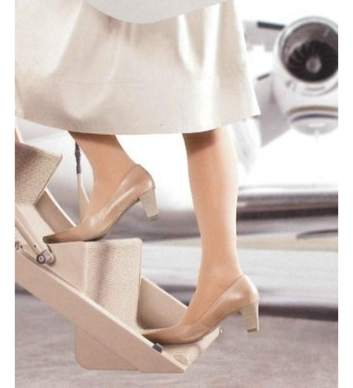 Medi Travel Women Travel Socks Short M Caramel