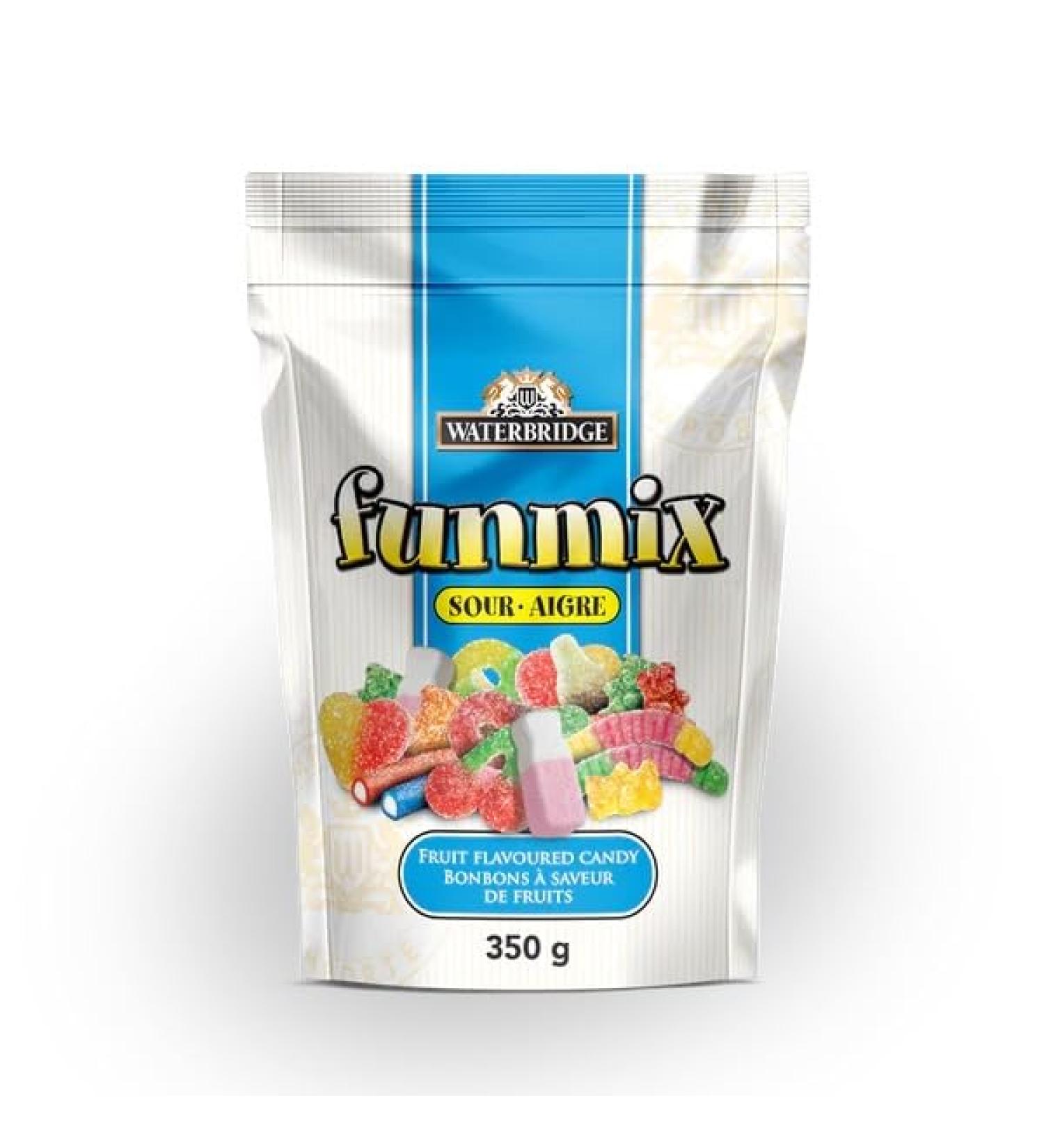 WATERBRIDGE Funmix Sour Gummy Candy 350g - Buy Online on GoSupps.com