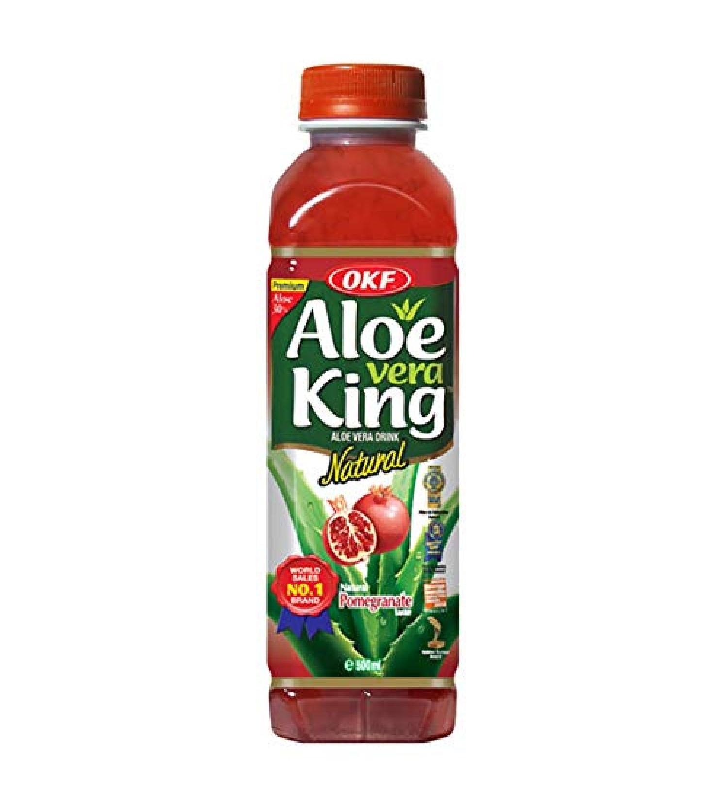 Aloe Vera King (Pomegranate Flavor) - 16.90fl Oz (Pack of 10) - Buy Online on GoSupps.com