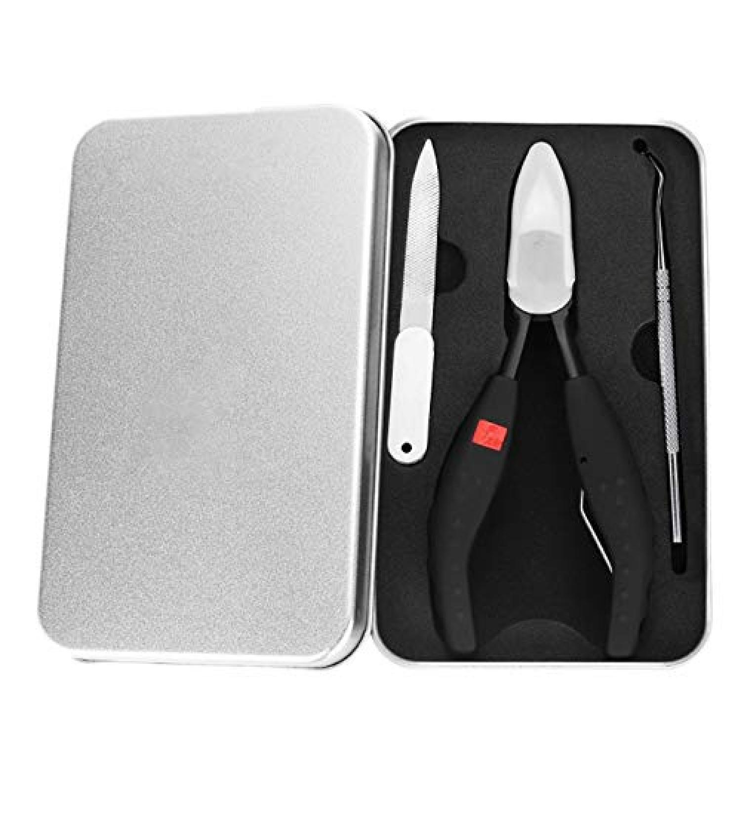 ISTOVO 4Pcs/Lot Paronychia Nail Tools Nail Clipper Nail Correction Thick Nails Ingrown Toenails Nippers Dirt Remover - Buy Online on GoSupps.com