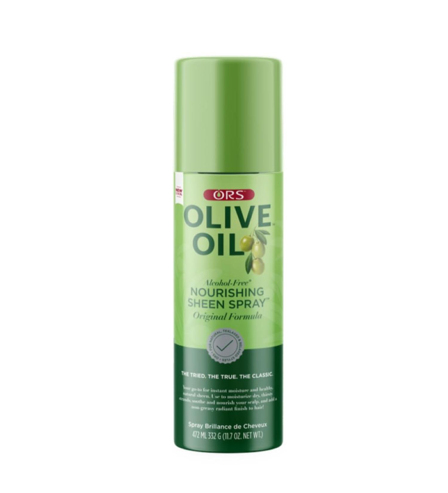 ORS Olive Oil Nourishing Sheen Spray Original Moisturizes Hair for Healthy Sheen 10 Ounce