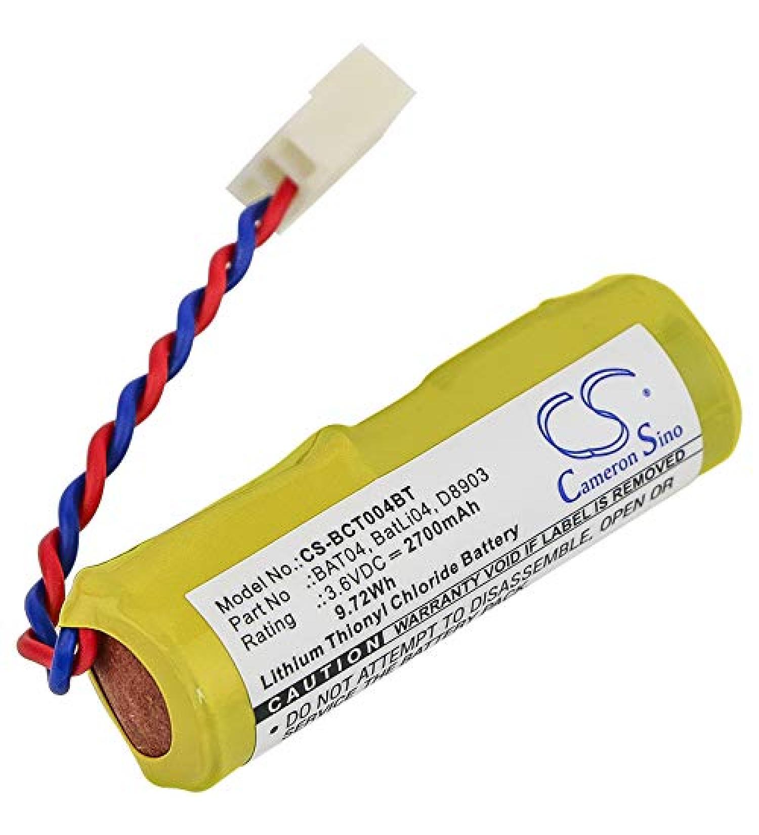 2700mAh Replacement Battery for Daitem Opt 300 ST 253 D1201X Horloge 500 ST 254 DAITEM DP 1201 X DP1101X DP1202X ST 251 ST252 ST251 L3622 D14201X D8903 BAT04 BatLi04 (3.6V)