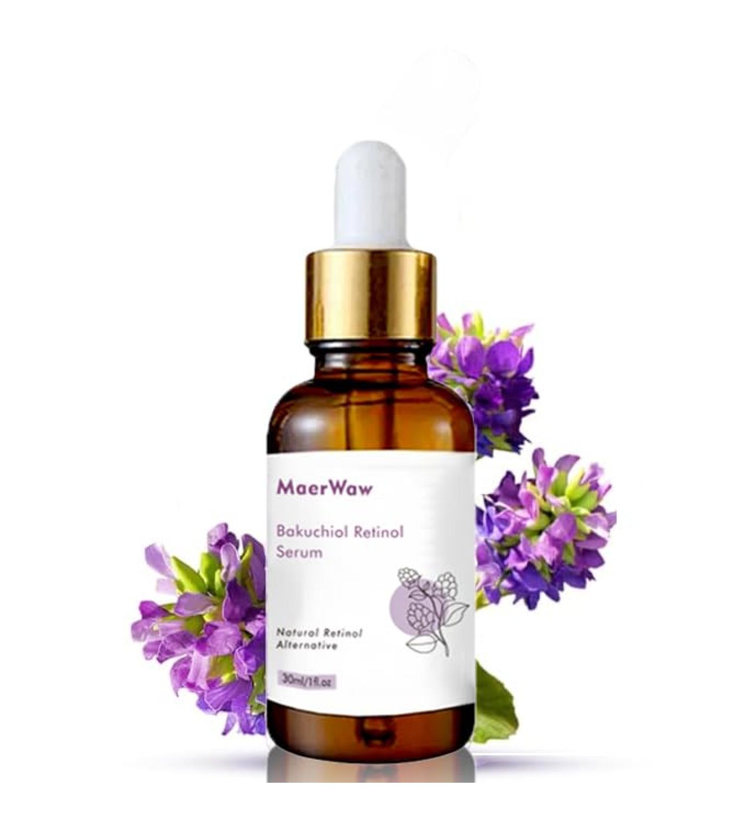 MaerWaw Advanced Bakuchiol Retinol Rejuvenation Serum - For Face Anti Aging Wrinkle Care and Hyaluronic Acid With Moisturize Wrinkle Reduction Skin Firming & Smoothing Vitamin C to Brighten - Buy Online on GoSupps.com