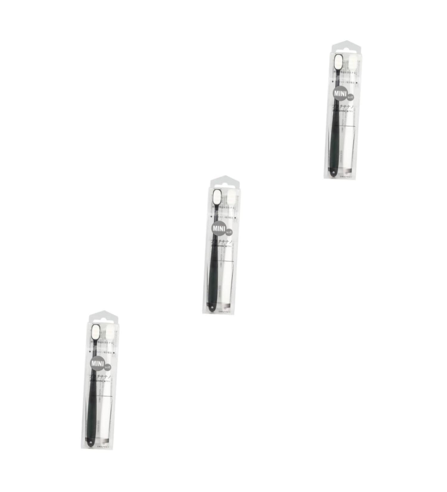 Healeved 6 Pcs Ultra Fine Soft Toothbrush Set with Long Handle & Travel Toothpaste - Perfect for Sensitive Teeth - Buy Online on GoSupps.com