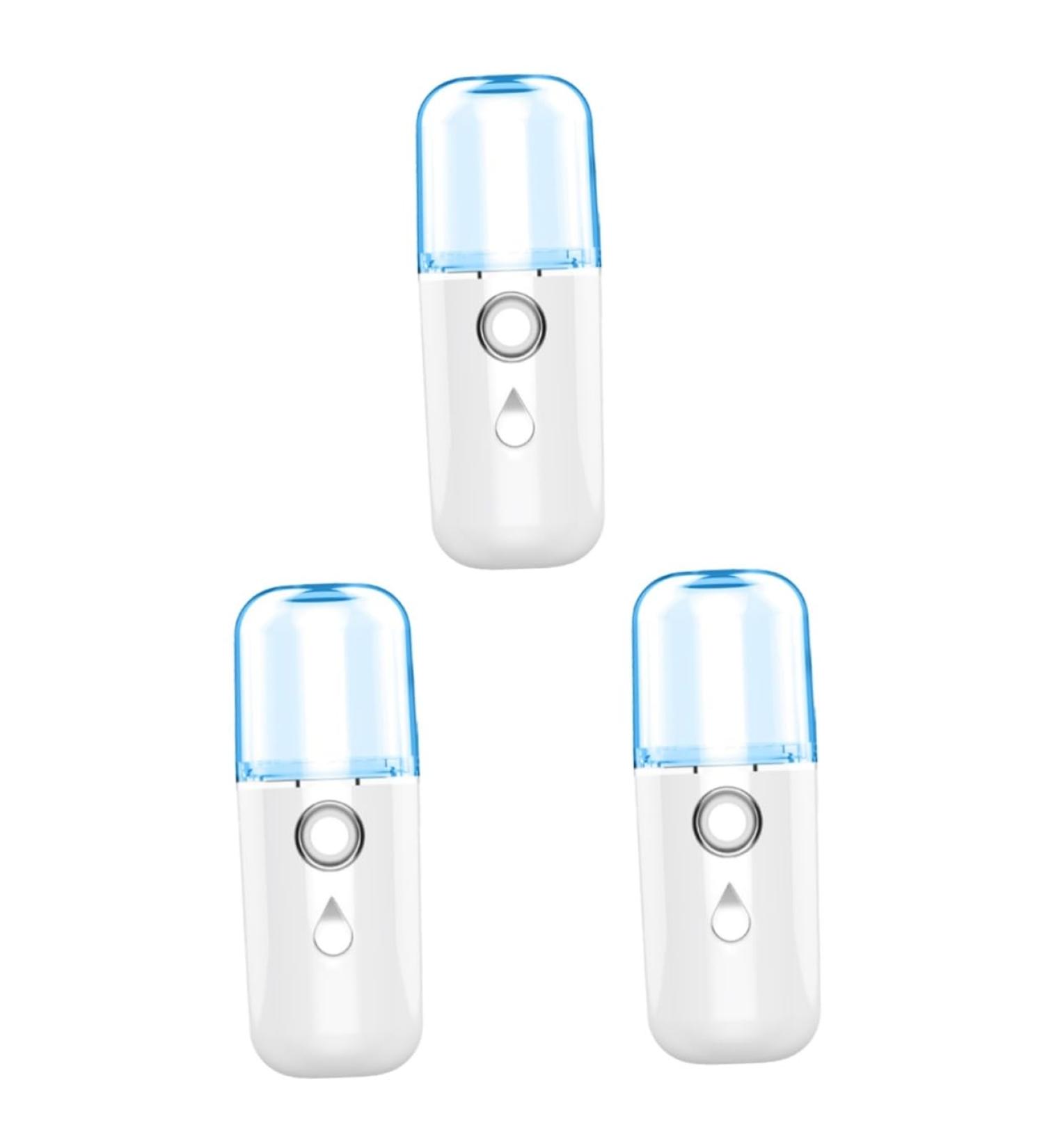 SKISUNO 3pcs Nano Water Replenishing Instrument Face Humidifier Portable Facial Moisturizing White Plastic - Buy Online on GoSupps.com