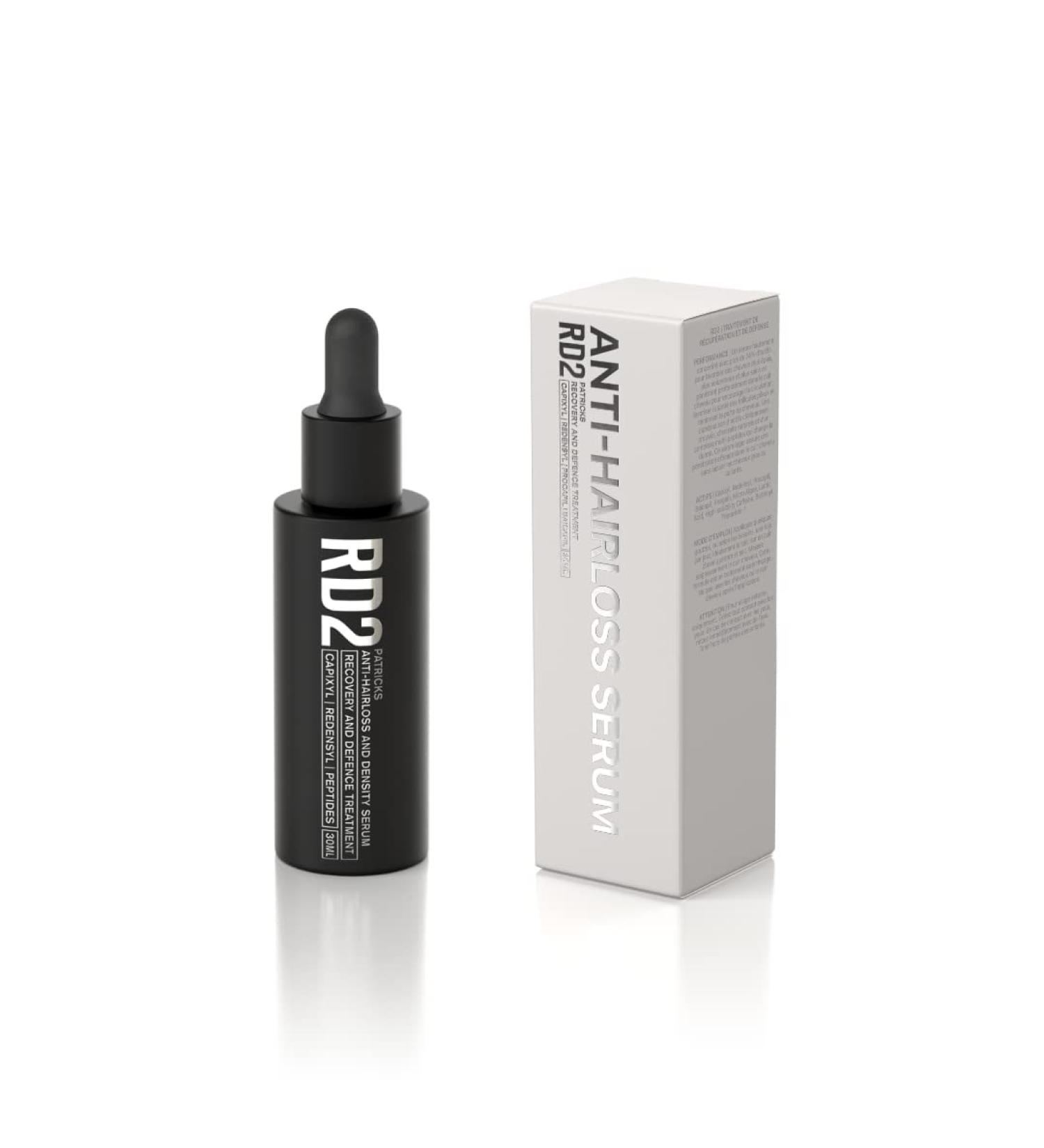 PATRICKS RD2 Hair Loss Serum for Men | DHT Blocker & Scalp Care | Hair Growth Oil for Thicker Hair | Regrowth Stimulator | 1 oz - Buy Online on GoSupps.com