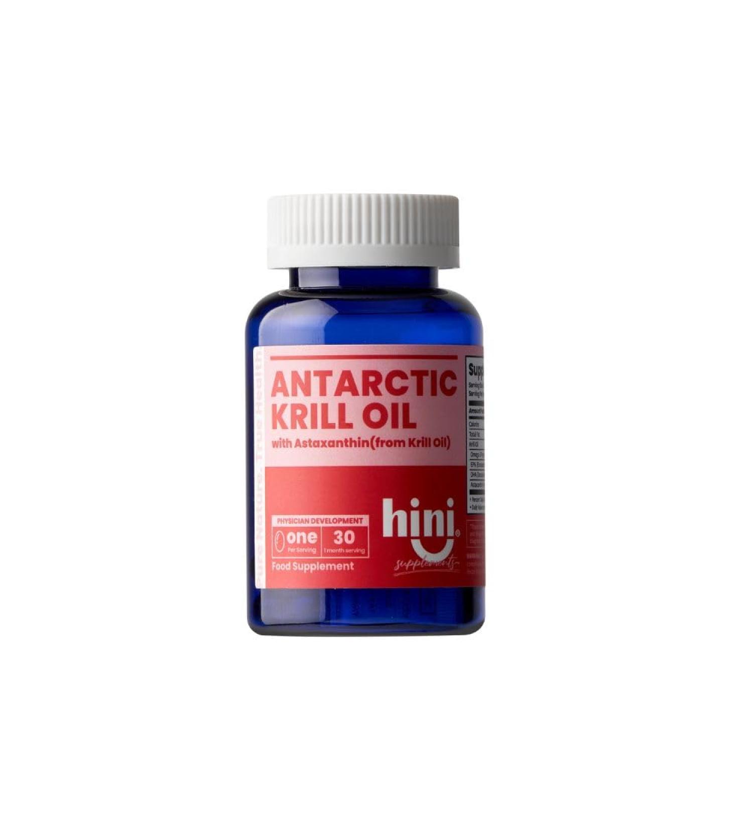 HINI Antarctic Krill Oil 30 Tablets - Buy Online on GoSupps.com